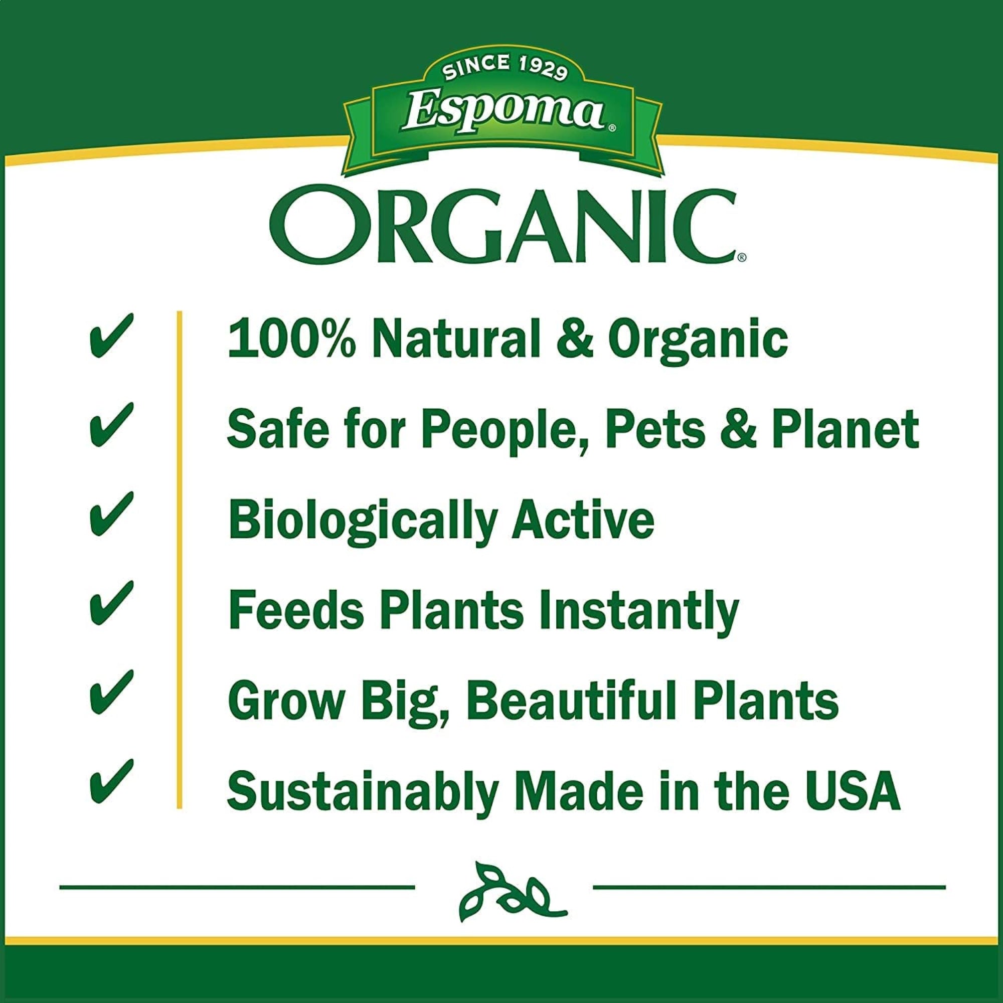 Espoma Organic Grow! All Purpose Plant Food for Indoor & Outdoor Plants for Organic Gardening, Liquid Concentrate, 16 fl oz