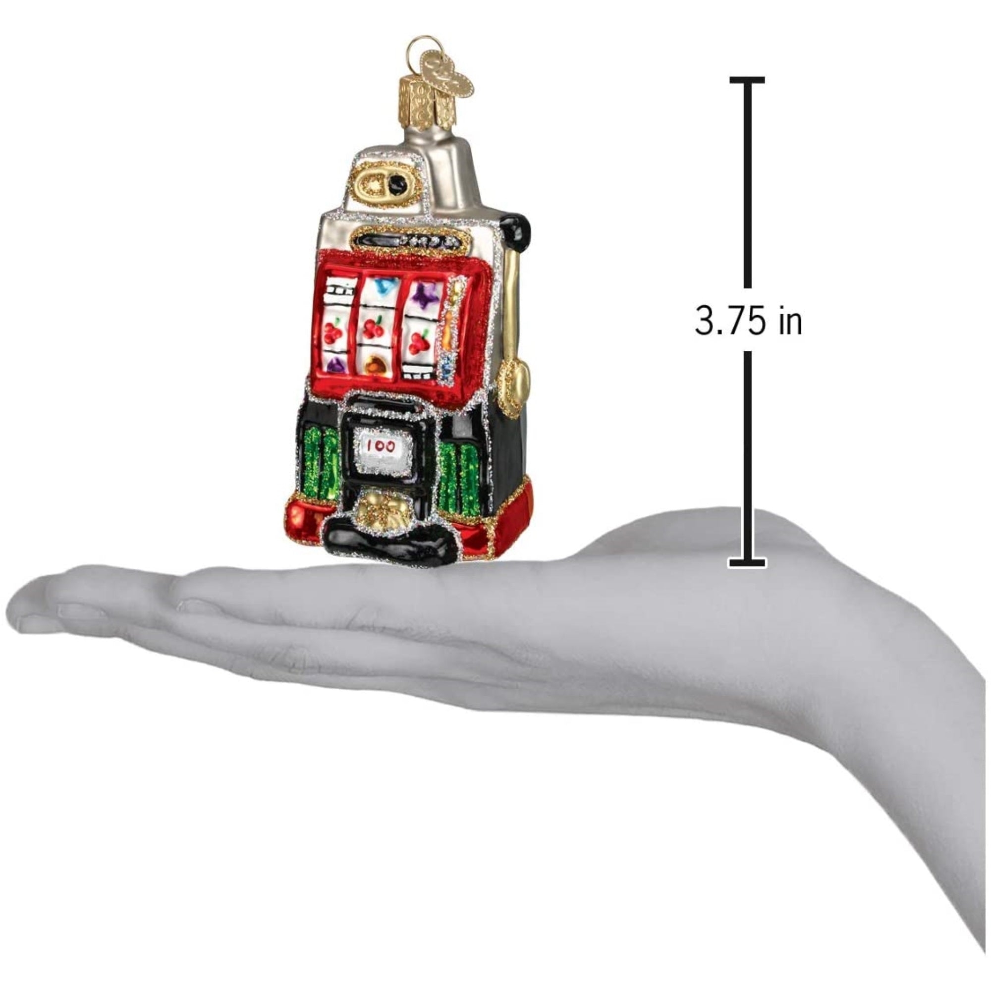 Old World Christmas Glass Blown Tree Ornament, Slot Machine