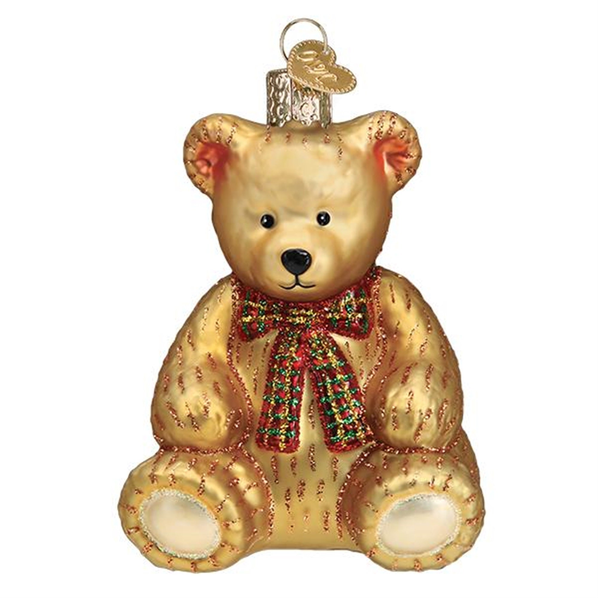 Old World Christmas Glass Blown Ornaments Teddy Bear