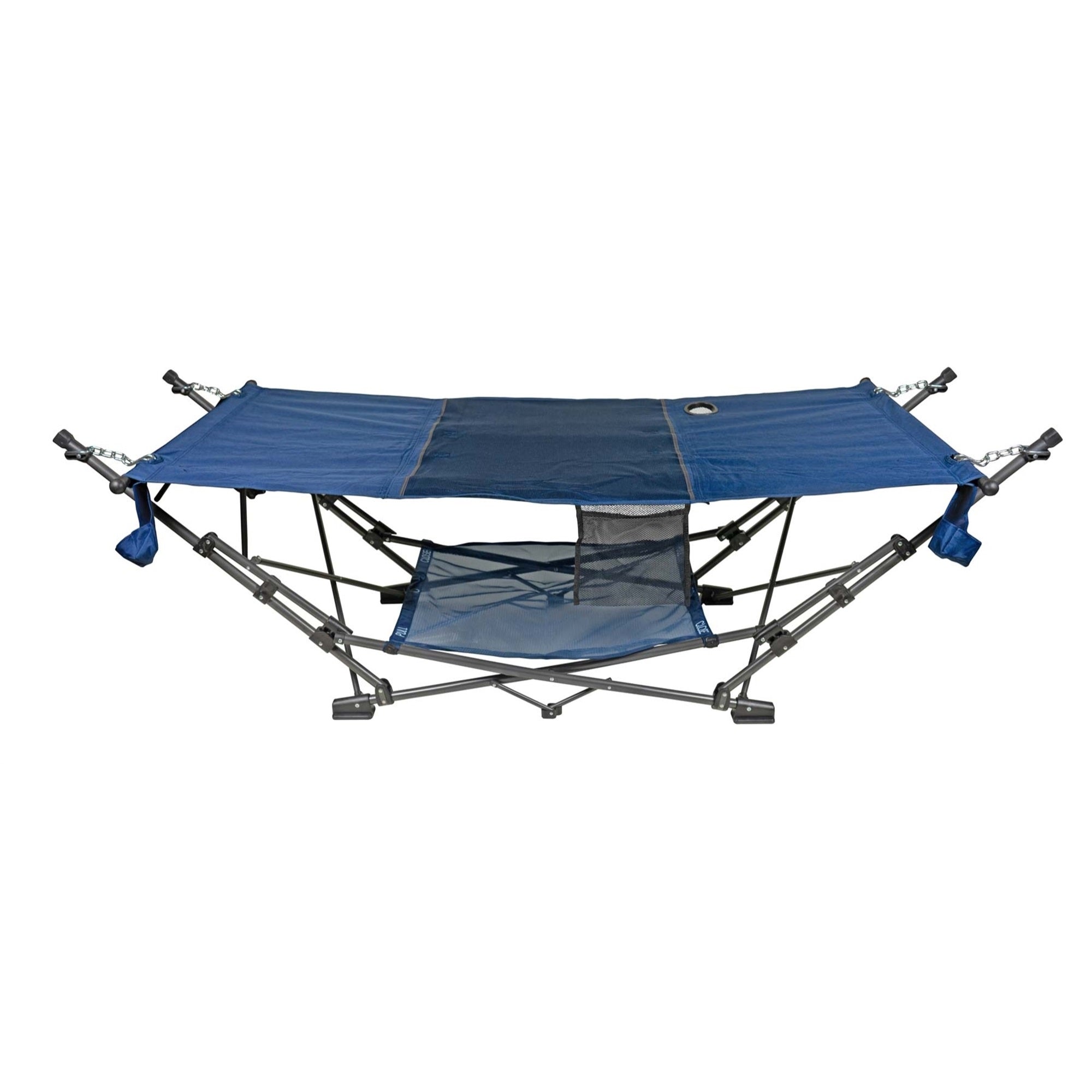 Zenithen Full-Sized Portable Folding Out/Indoor Hammock, Blue