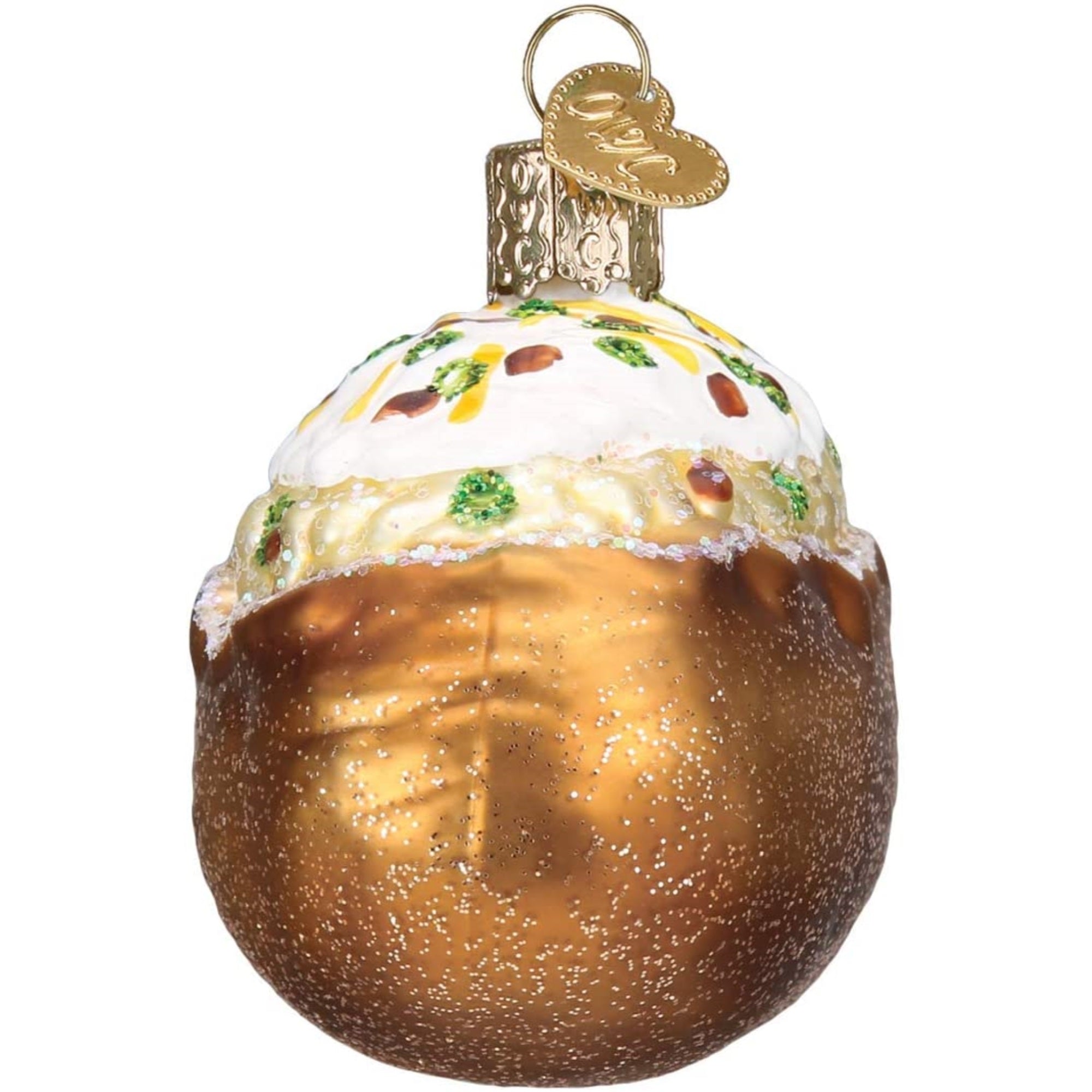 Old World Christmas Baked Potato Glass Blown Ornament