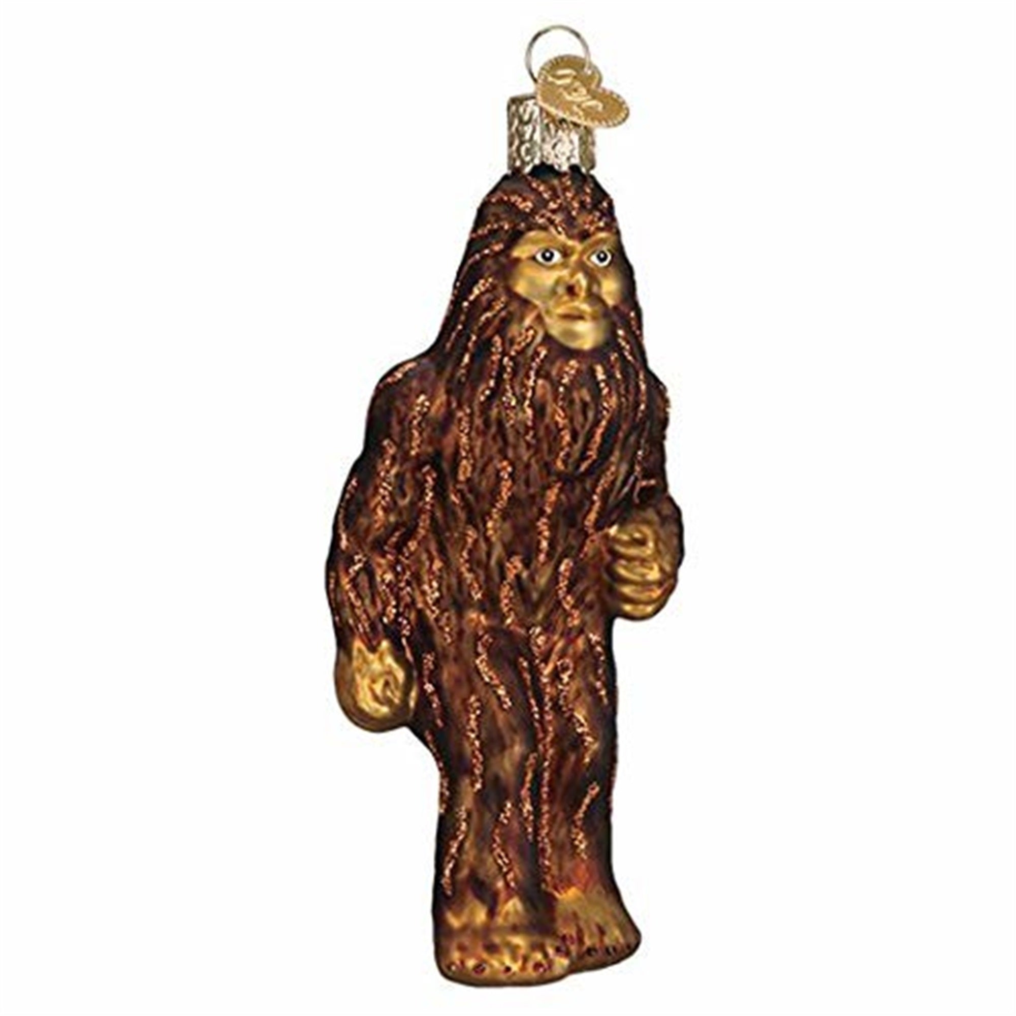 Old World Christmas Glass Blown Sasquatch Ornament
