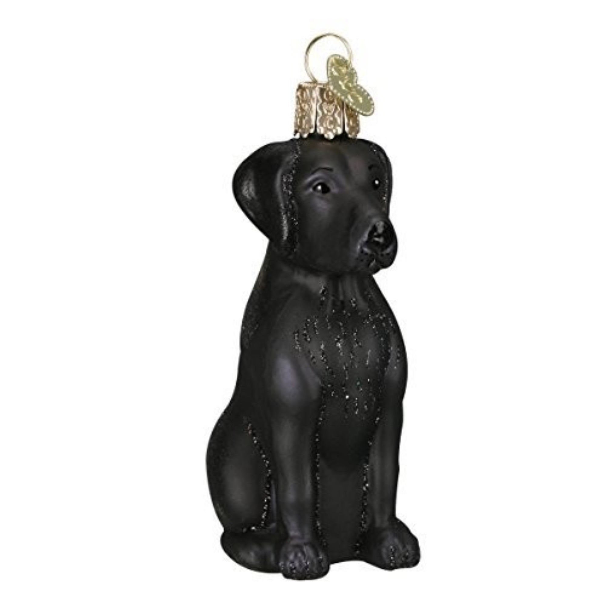 Old World Christmas Black Labrador Glass Blown Ornament