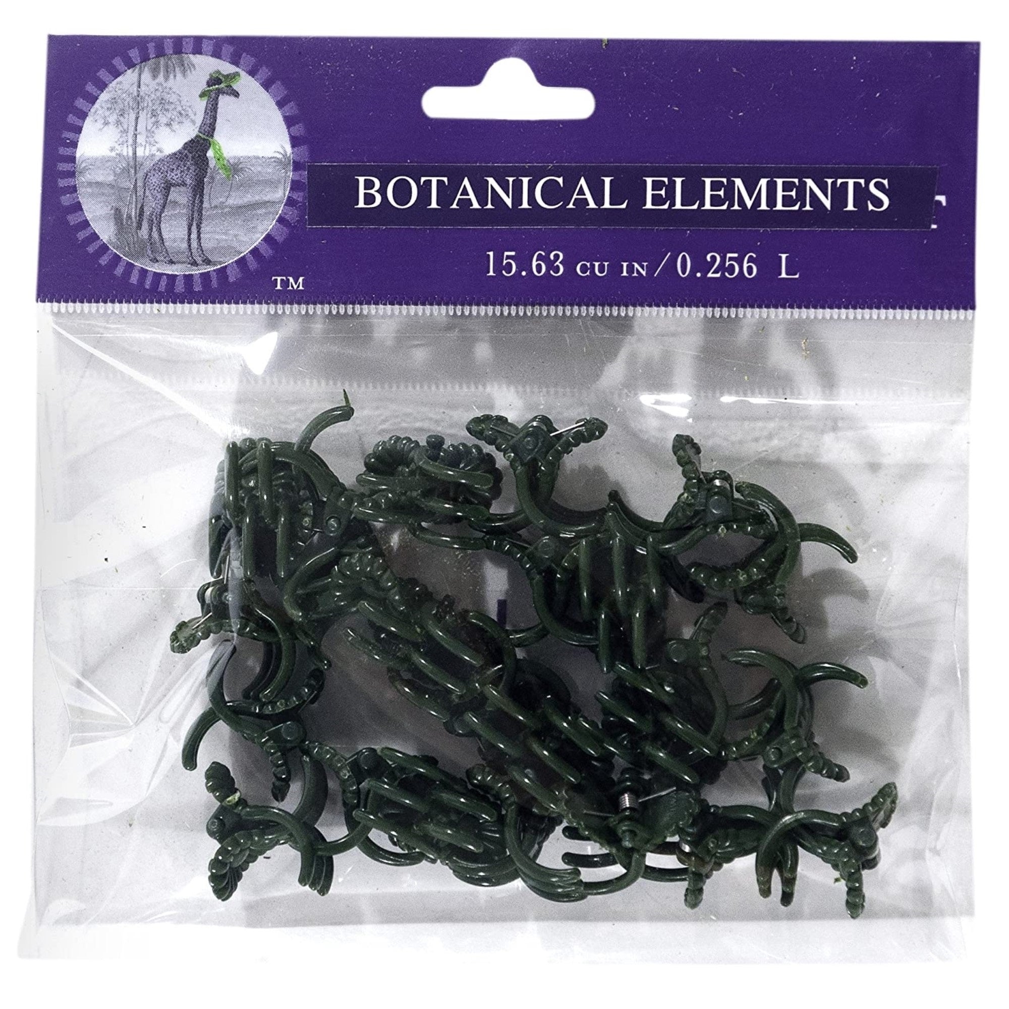 SuperMoss Daisy Orchid Clips, Green, Medium 24 pieces