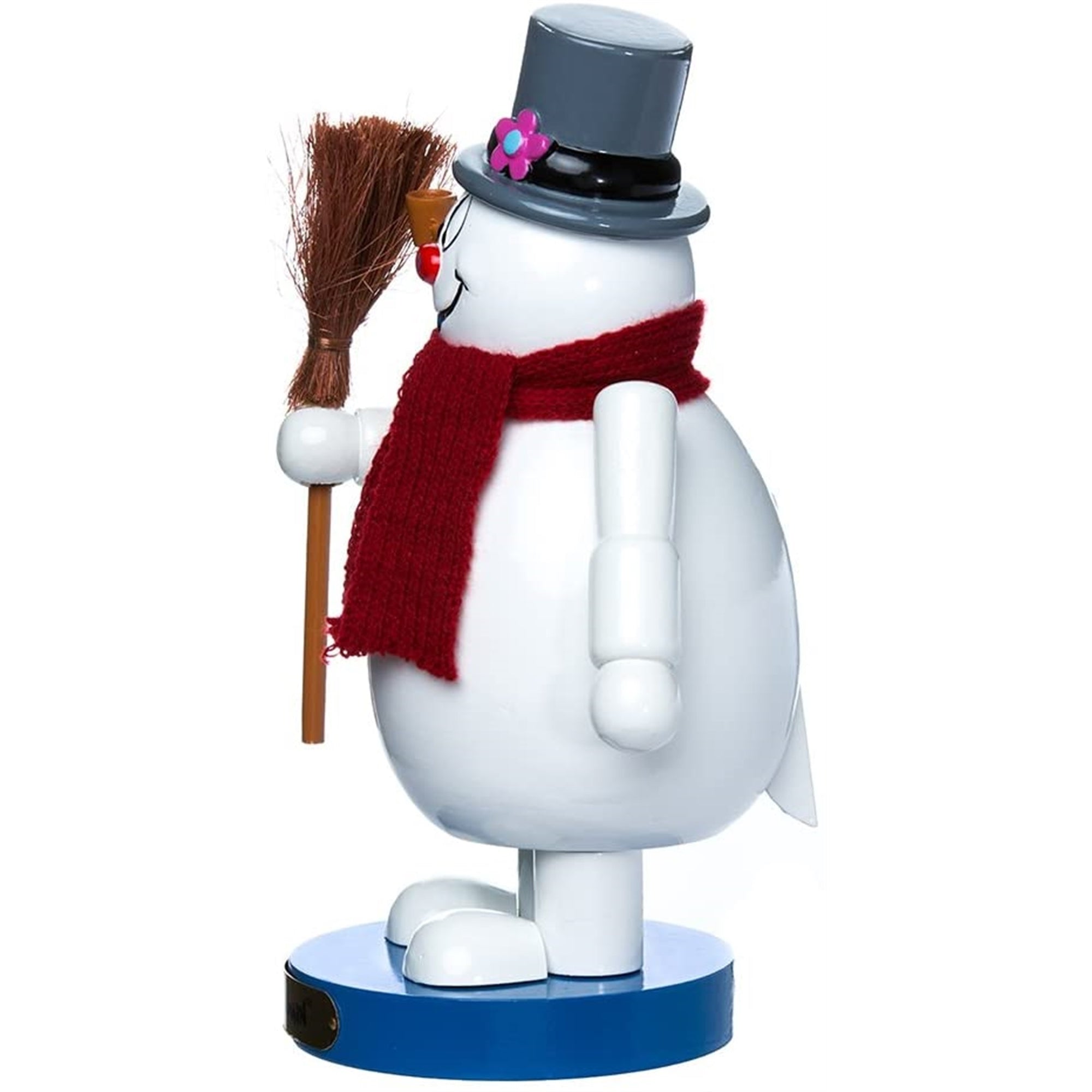 Kurt Adler Wooden Frosty the Snowman Nutcracker, 10"