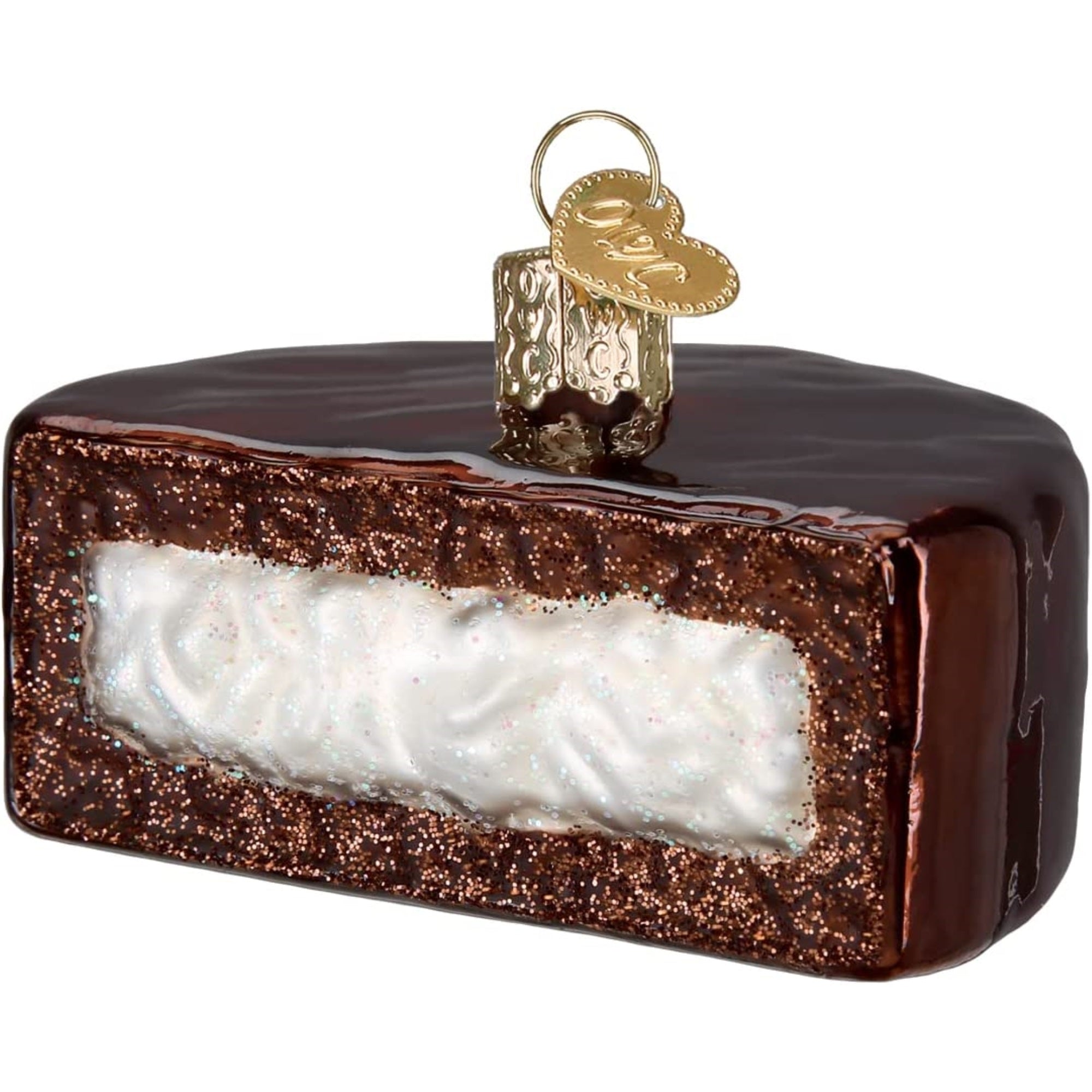 Old World Christmas Glass Blown Hostess Ding Dong Treat, 3"