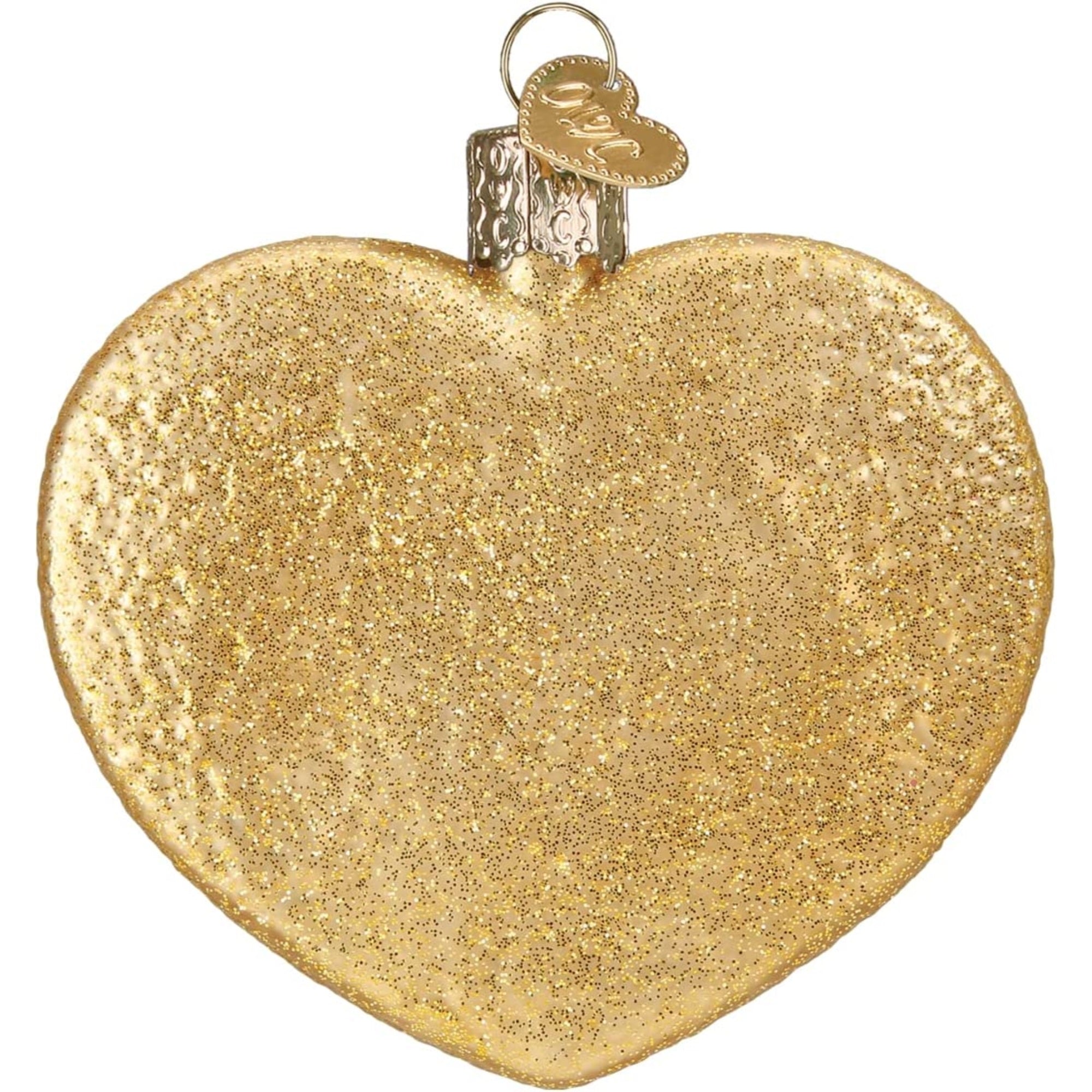 Old World Christmas Blown Glass Christmas Ornament, Heart Shaped Cookie