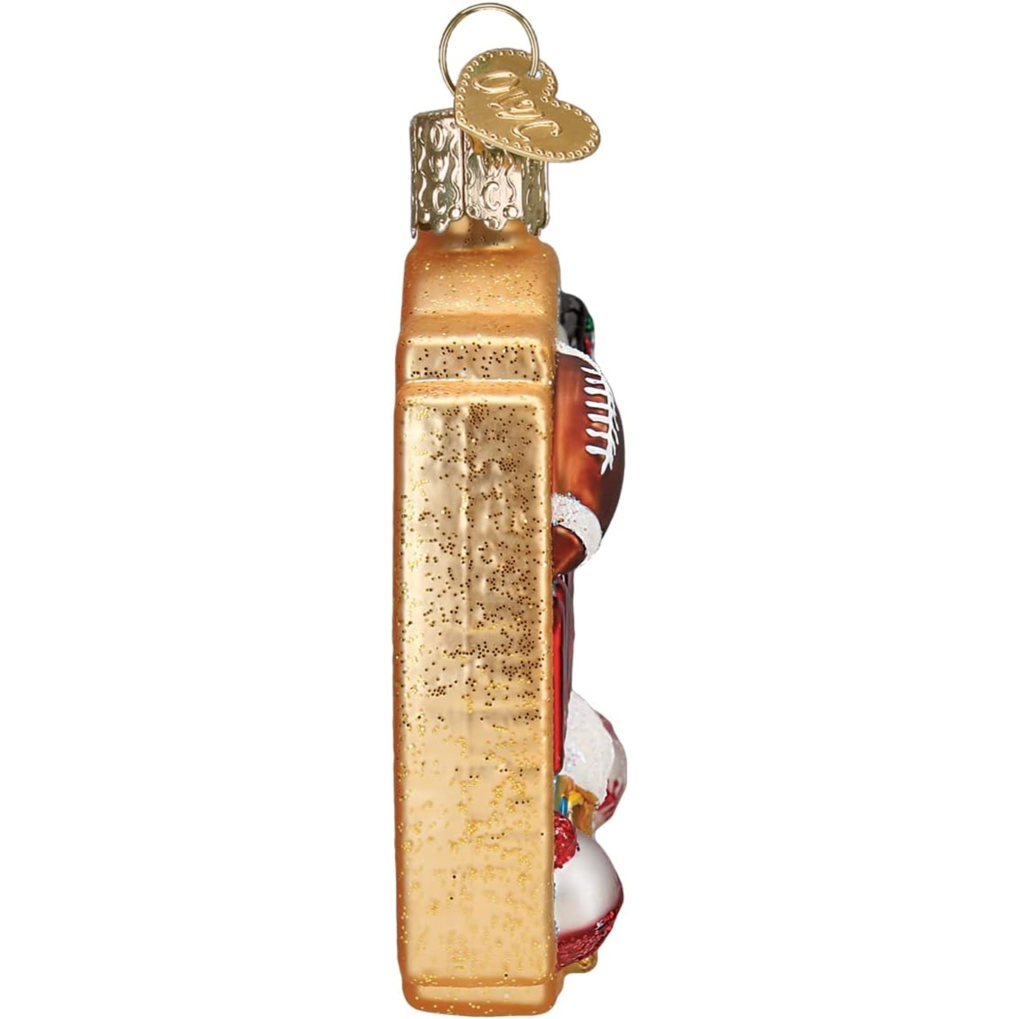 Old World Christmas Man Cave Glass Blown Ornament for Christmas Tree, Multicolored, 3.5"