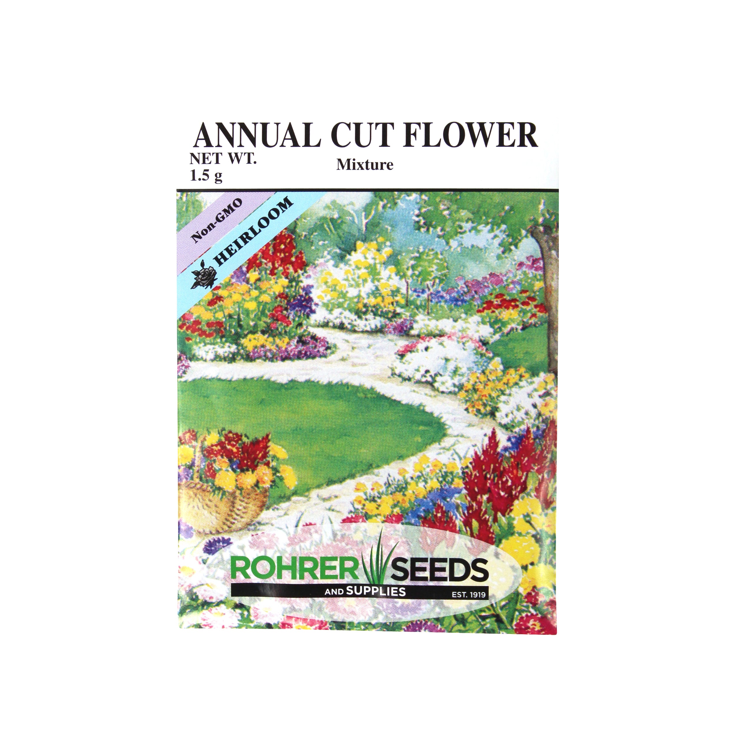 Rohrer Seeds Annual Cut Flower Mixture, 1.5 grams