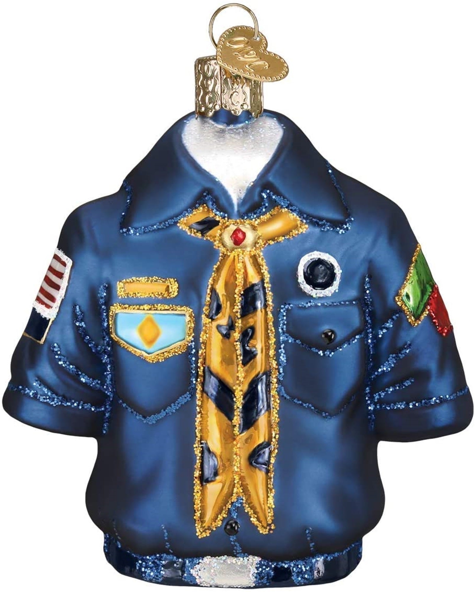 Old World Christmas Scout Uniform Tree Ornament