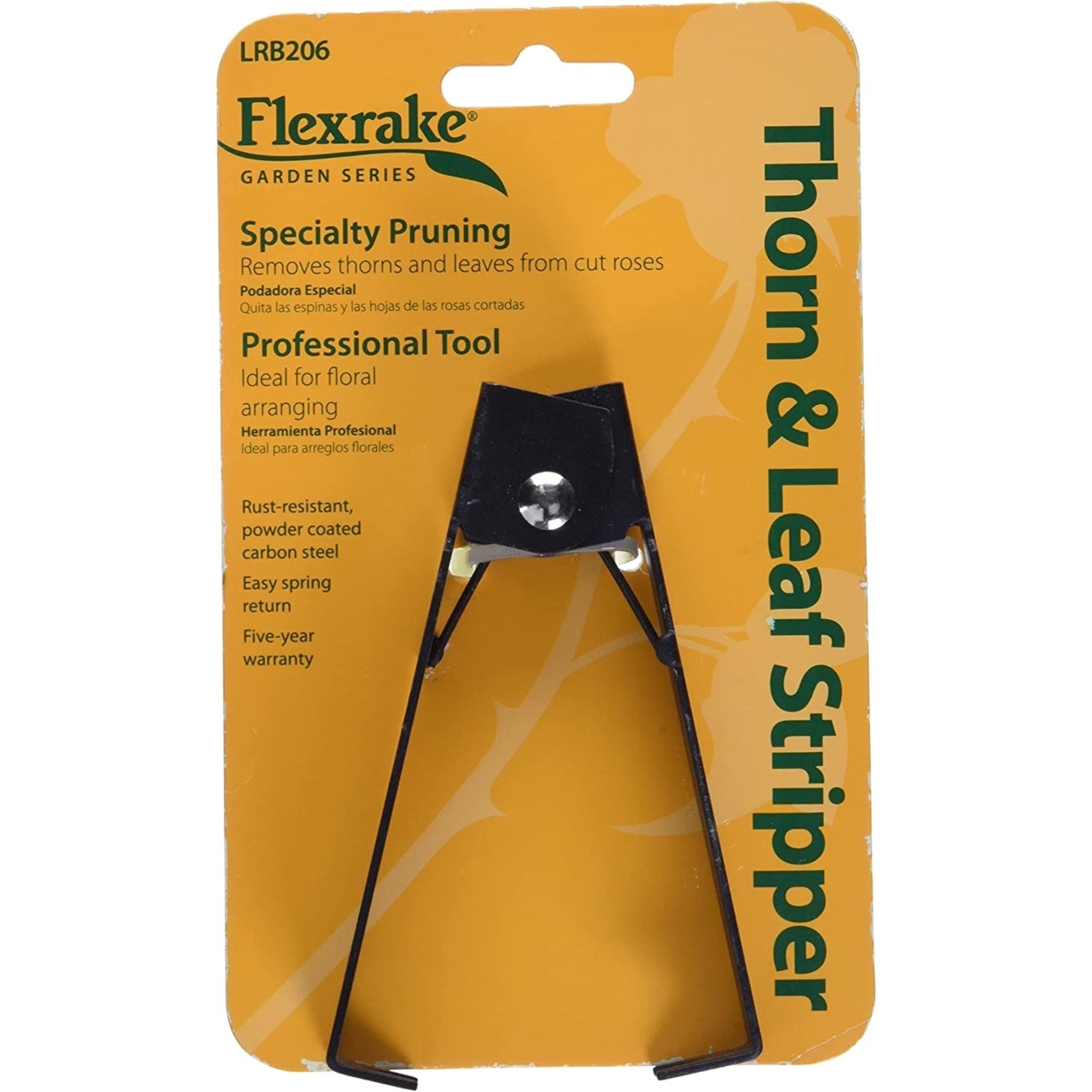 Flexrake Garden Series Thorn & Leaf Stripper for Flower and Rose Gardens