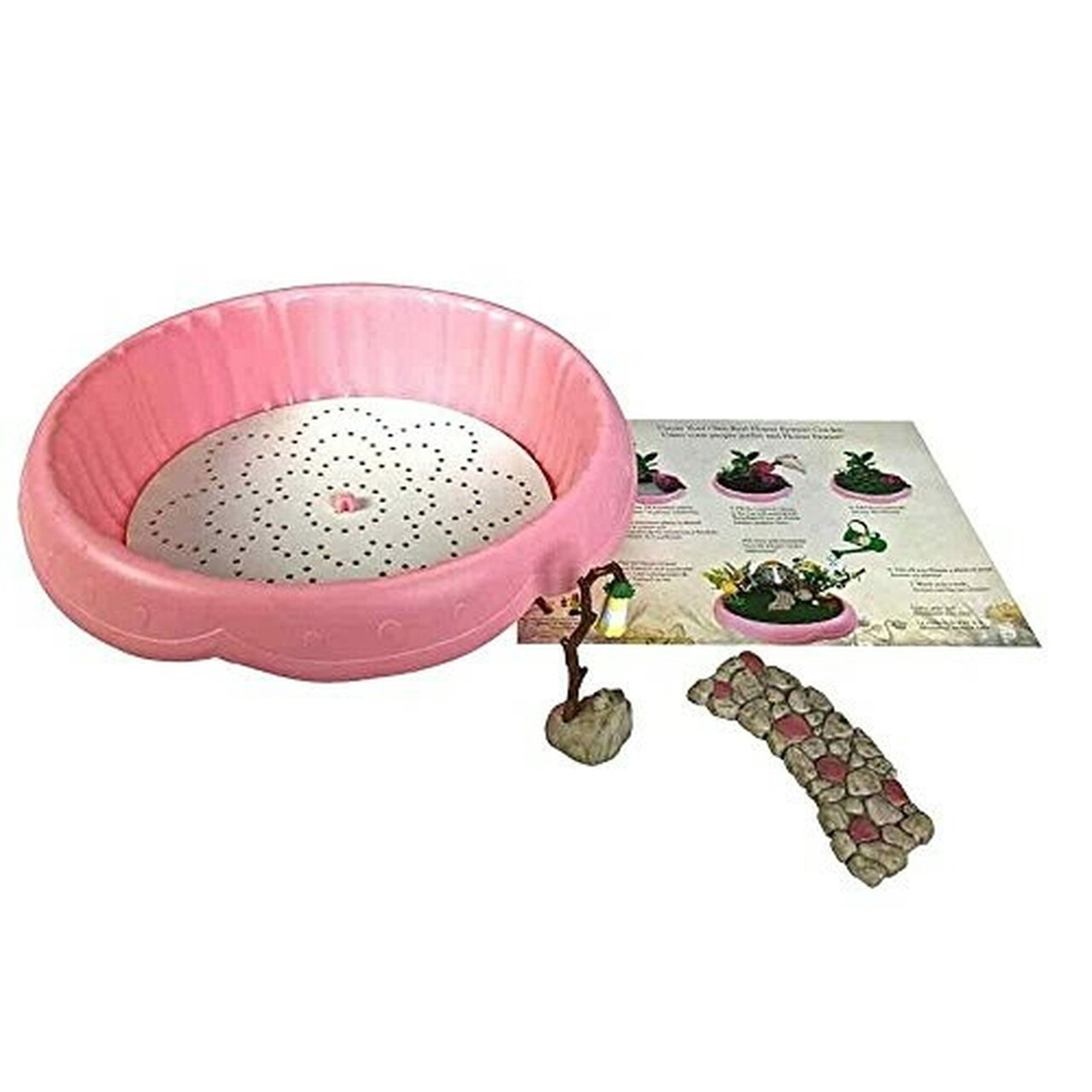 Flower Fairies Garden Secret Pink Planter Kit  & Accessory Kit