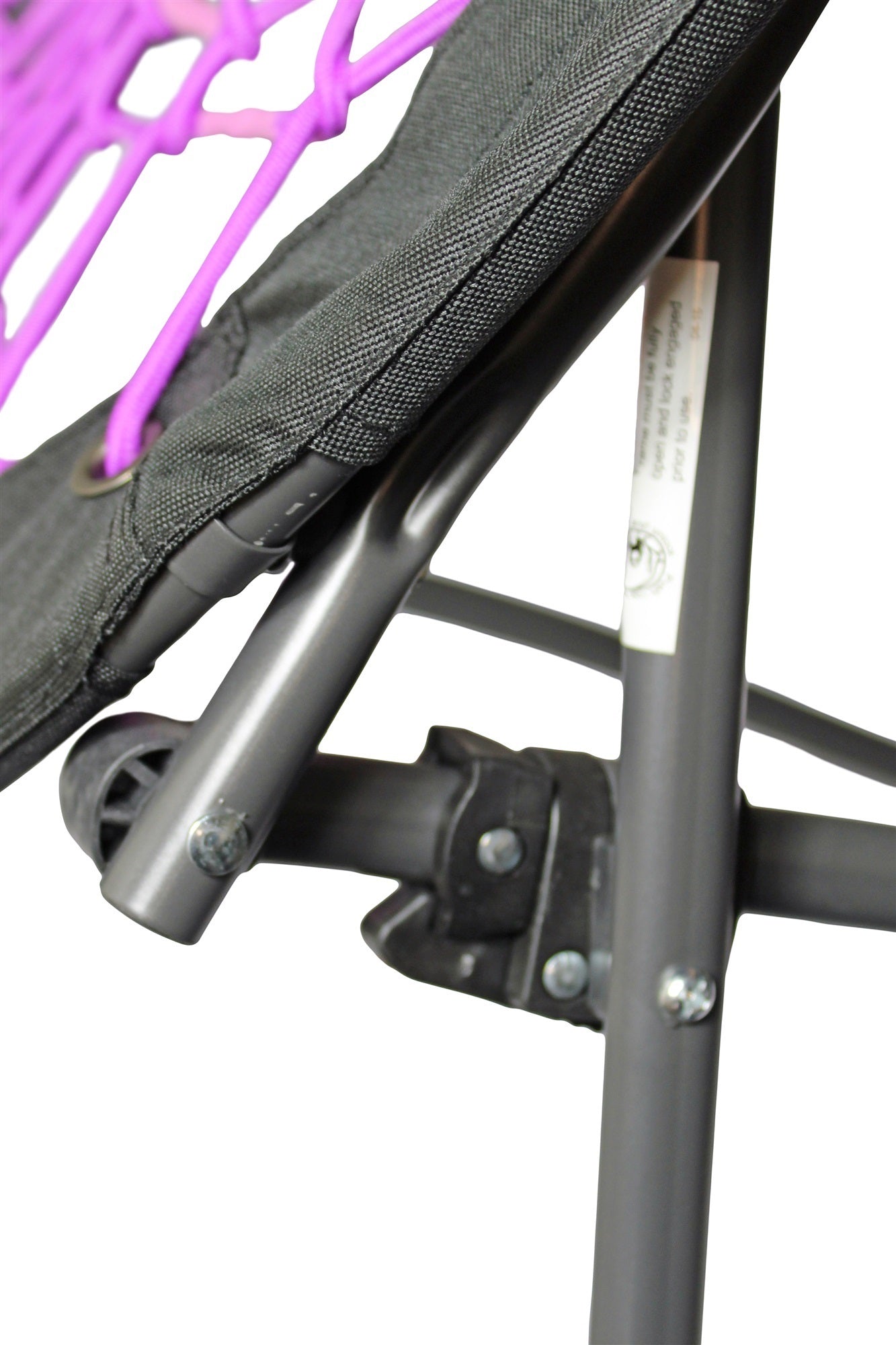 Zenithen Limited Bungee Folding Dish Circular Dorm/Bedroom Chairs (Pack of 1, Plum)