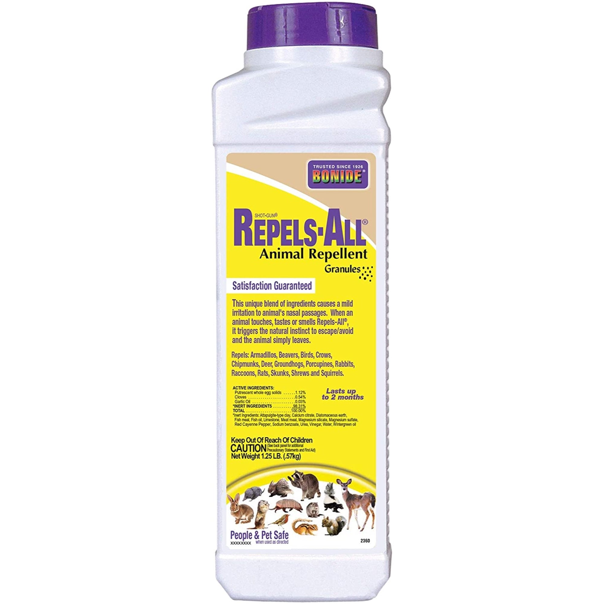 Bonide Repels All Granule for Rodents, 1.25-Pound