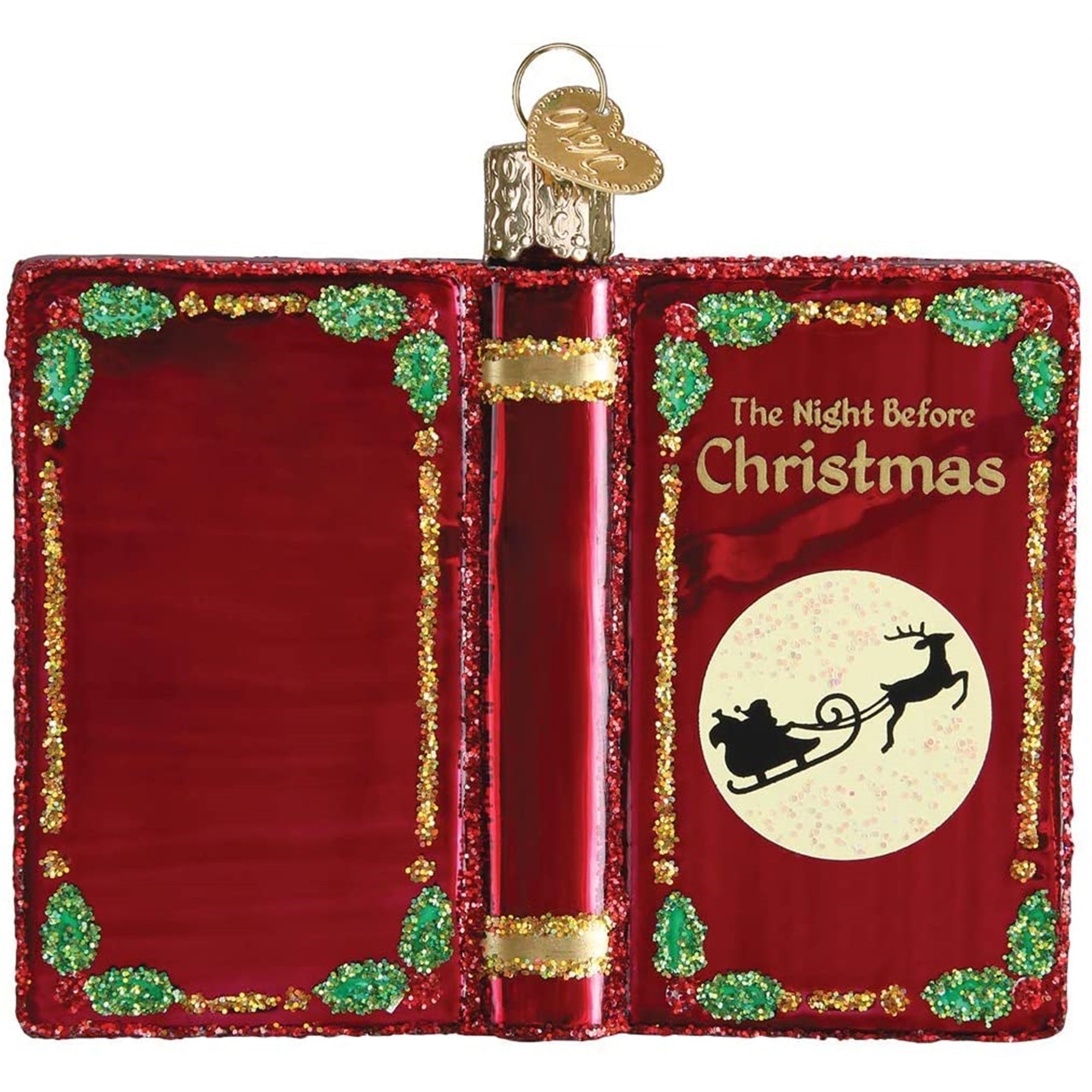 Old World Christmas Glass Blown Ornament The Night Before Christmas