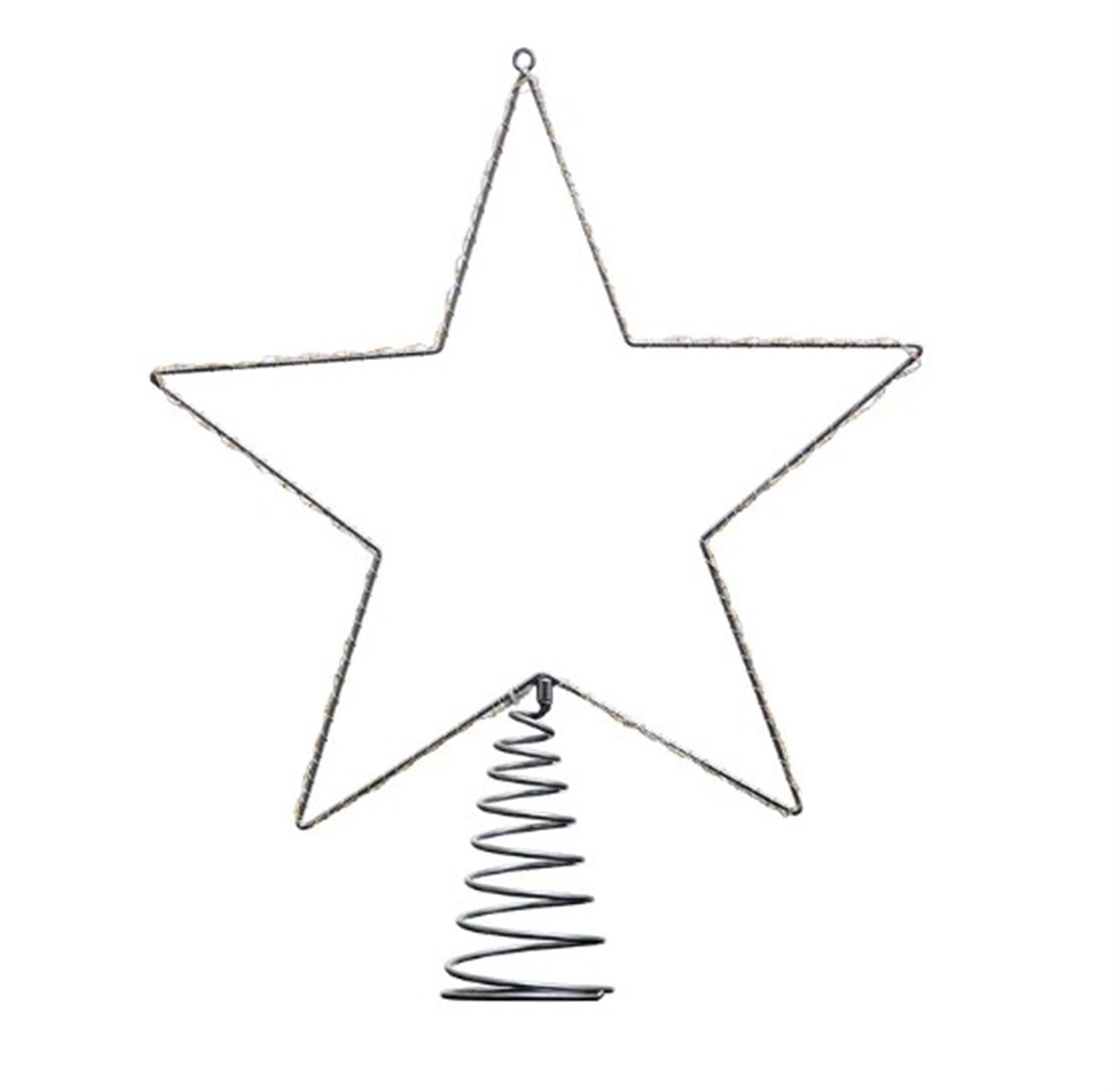 Kurt Adler (#UL2311) Metal Wire Lighted LED Star Treetop, 17.5"