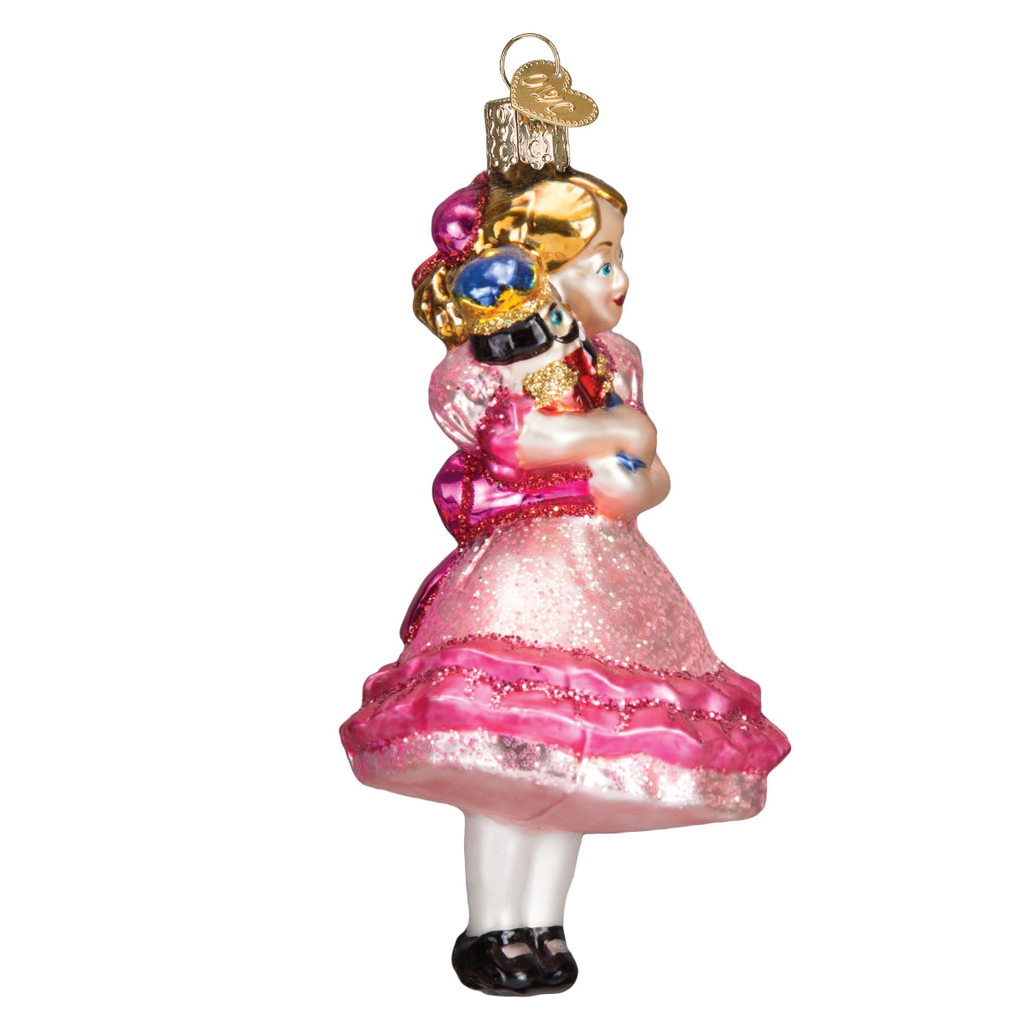 Old World Christmas Hanging Glass Tree Ornament, Clara from The Nutcracker Suite