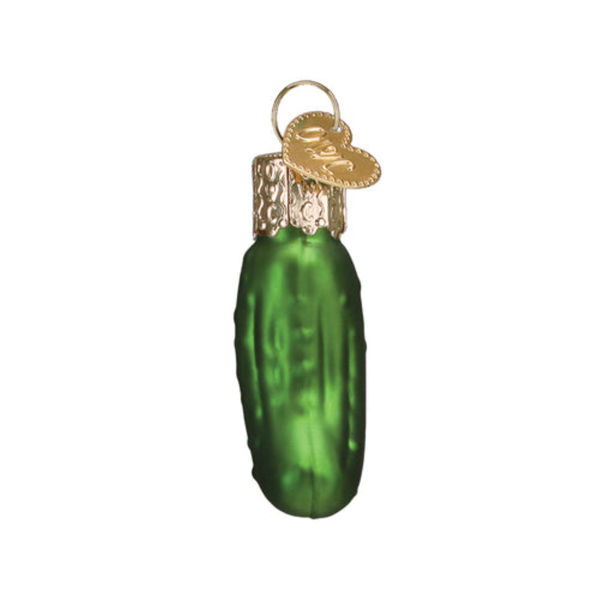 Old World Christmas Mini Pickle Blown Glass Holiday Ornament For Tree
