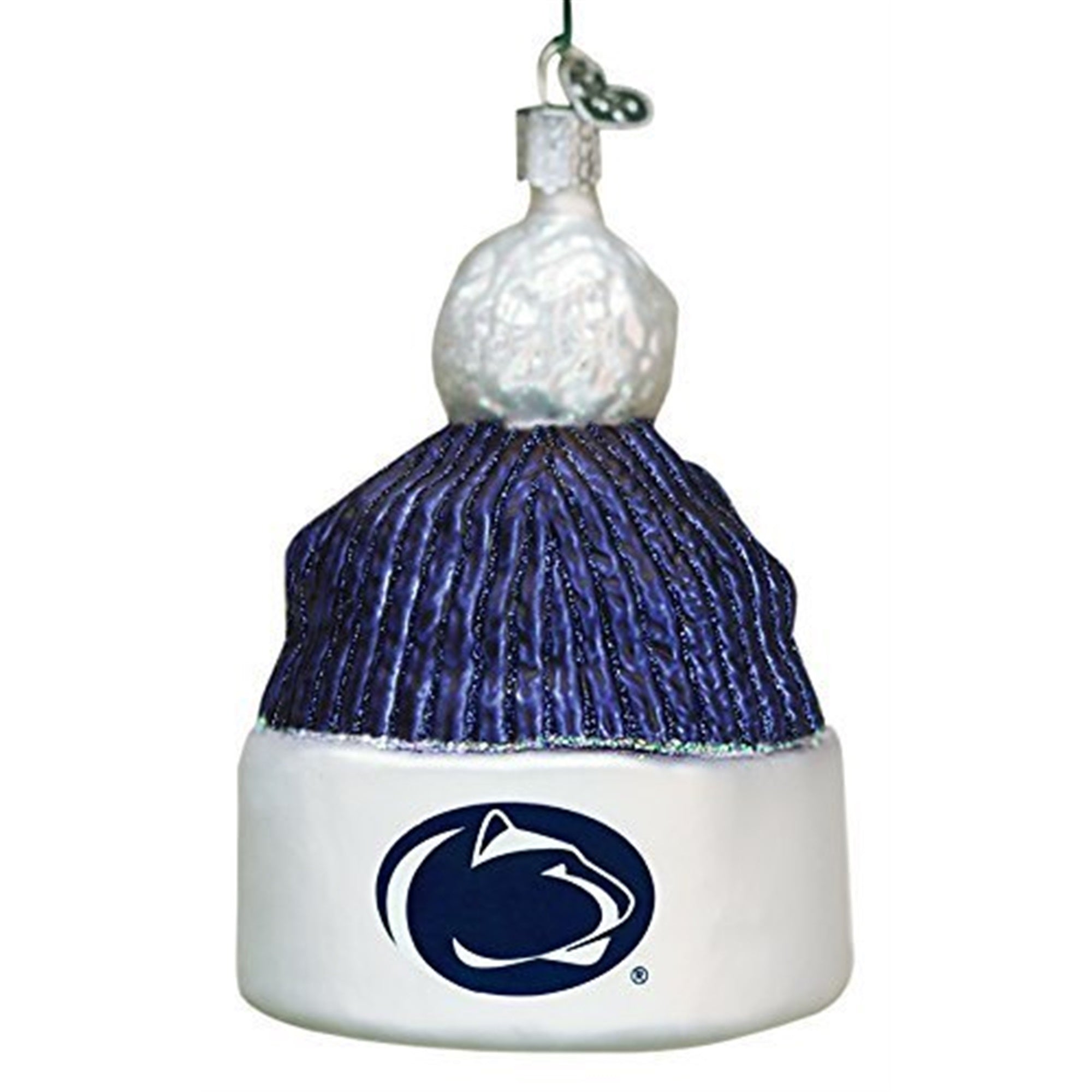 Old World Christmas Blown Glass Christmas Ornament, Penn State Beani