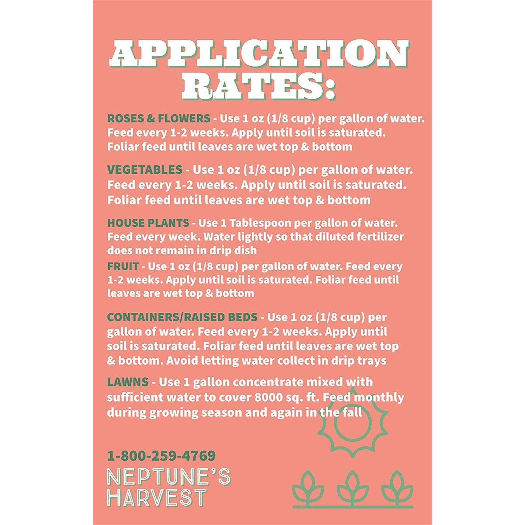 Neptune's Harvest Organic 2-6-4 Rose and Flowering Fertilizer Formula