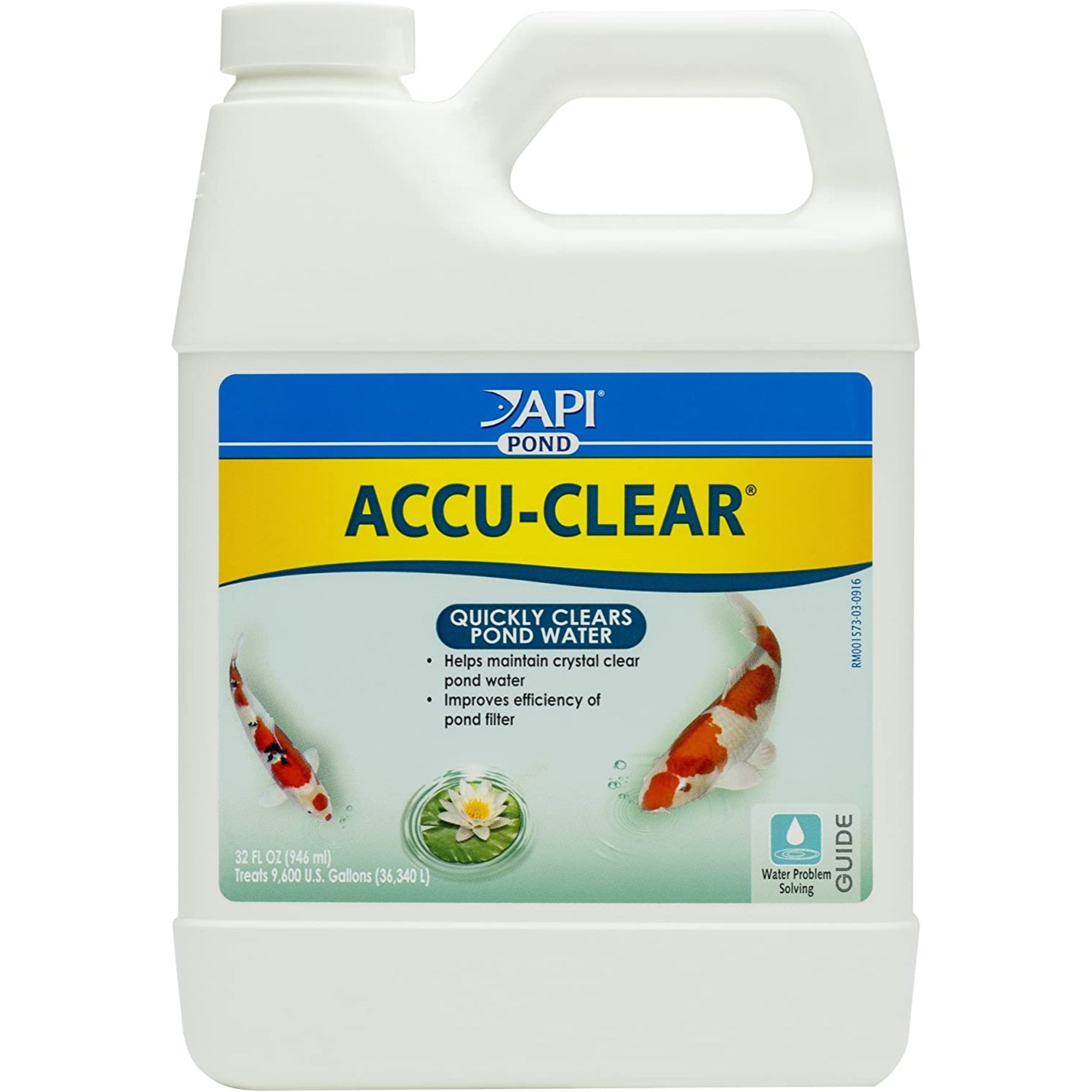 API POND ACCU-CLEAR Pond Water Clarifier, 32-Ounce