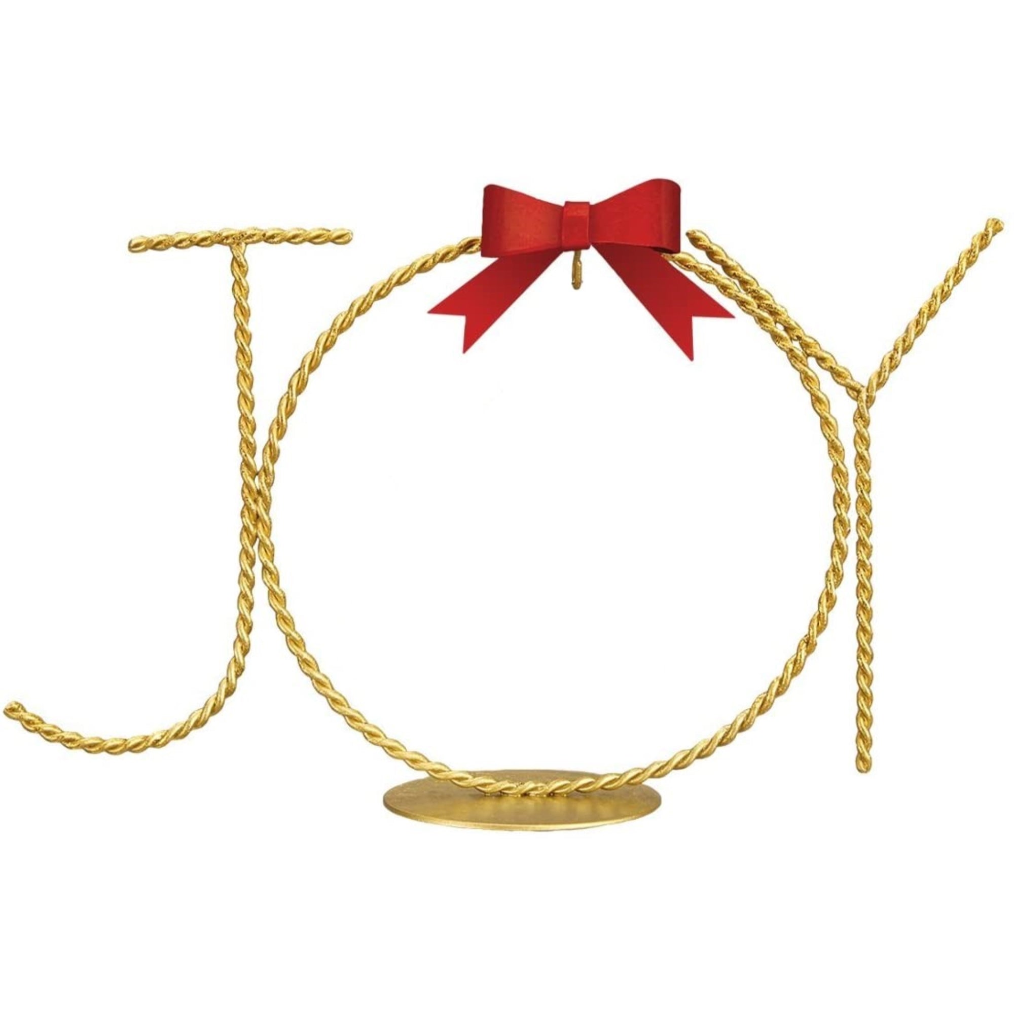 Old World Christmas Metal Single Joy Ornament Stand