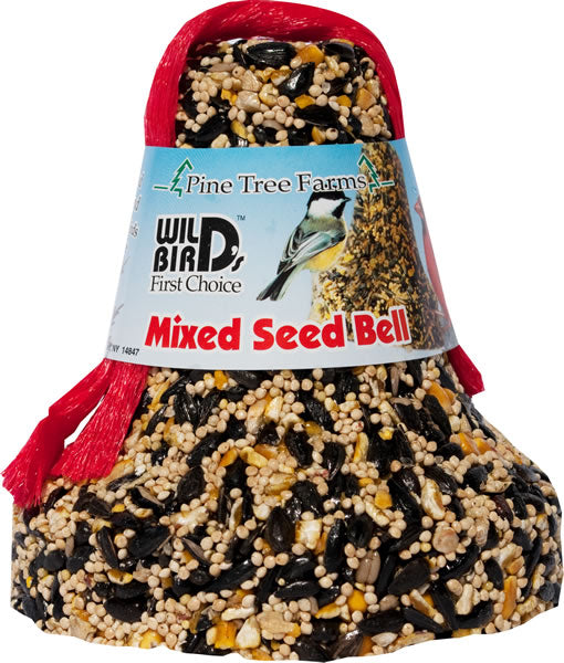 Pine Tree Farms Mixed Seed Bell with Net, 16-Ounce