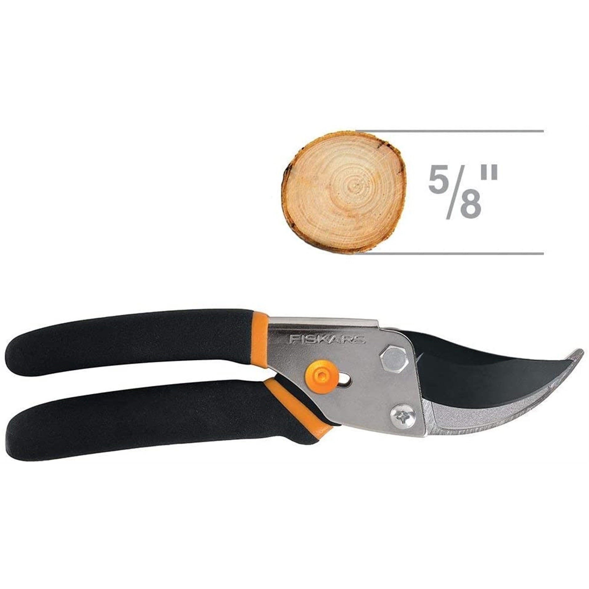 Fiskars Pro Bypass Pruner Garden Hand Pruning Shears, Pack of 1