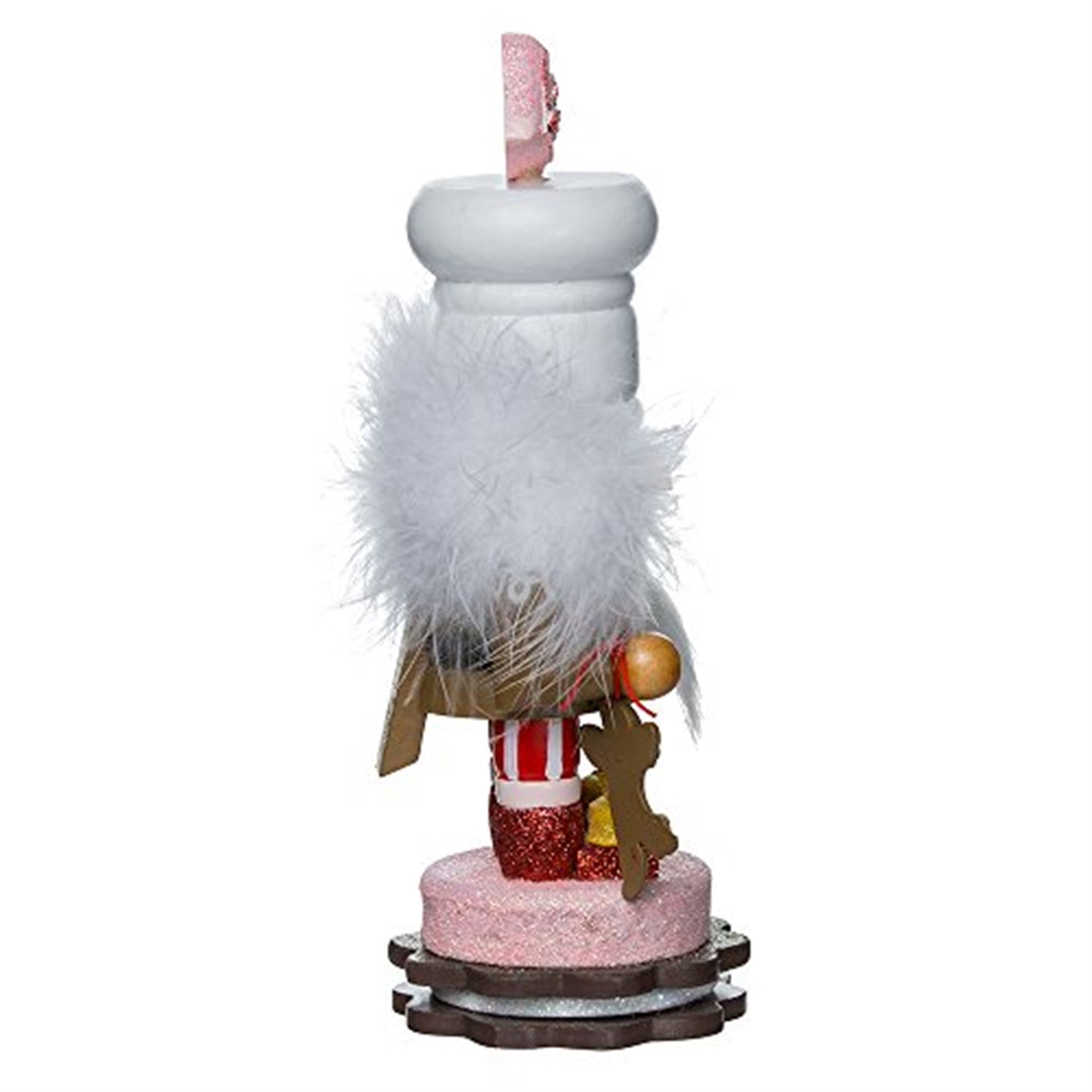 Kurt Adler Hollywood Nutcrackers, Chubby Gingerbread Nutcracker, 8"