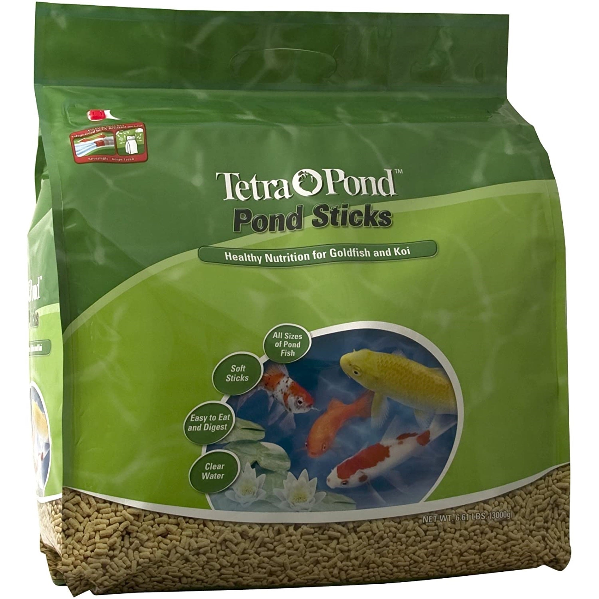 TetraPond Pond Sticks Healthy Nutrition for Goldfish and Koi, 6.6 LB