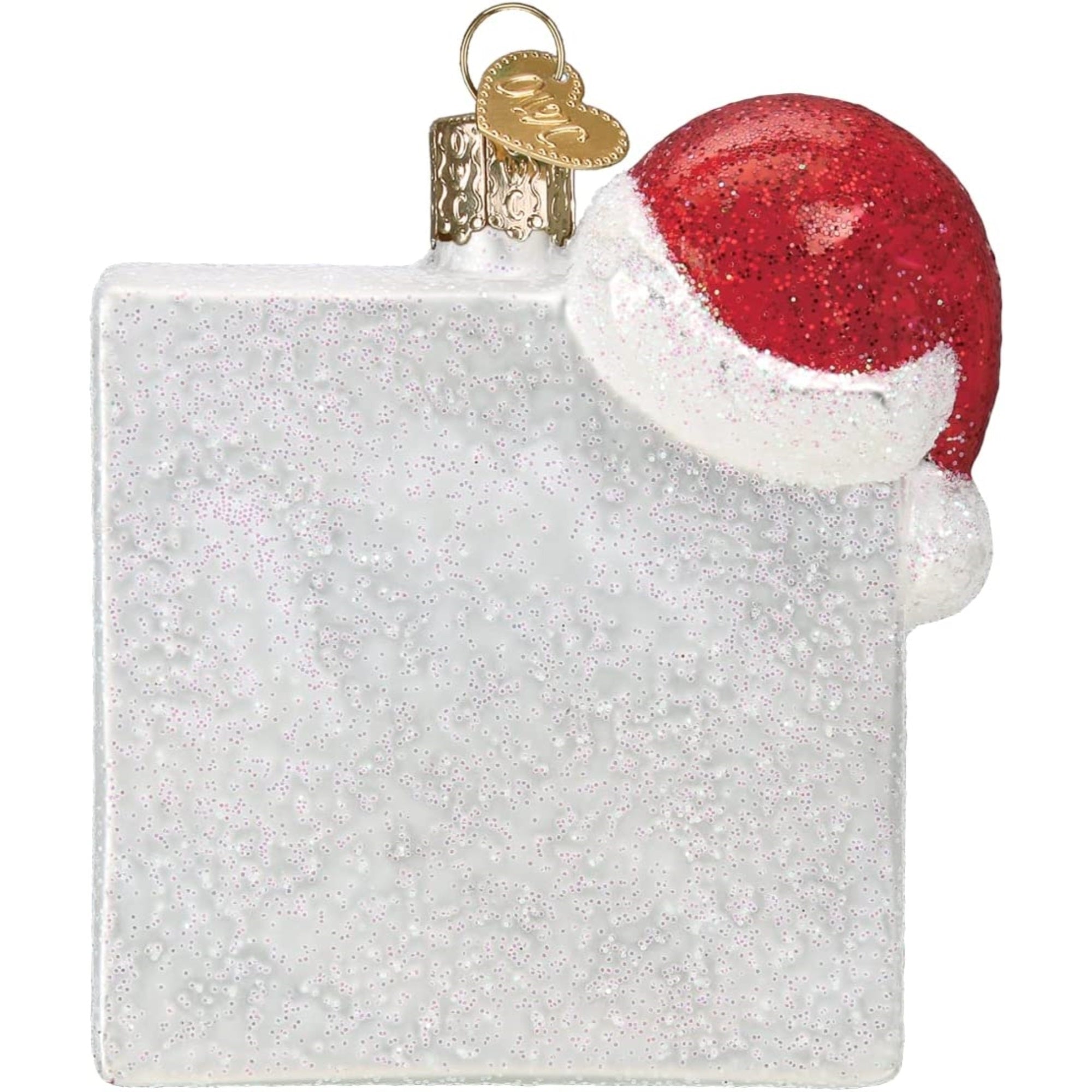 Old World Christmas Blown Glass Christmas Ornaments, Merry Words