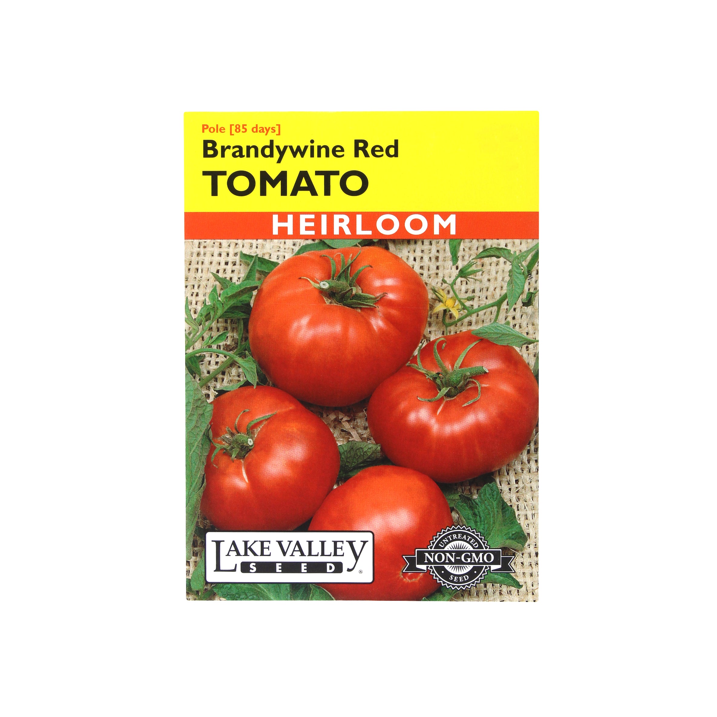 Lake Valley Seed Tomato (Pole) Brandywine Red Heirloom, 0.20g