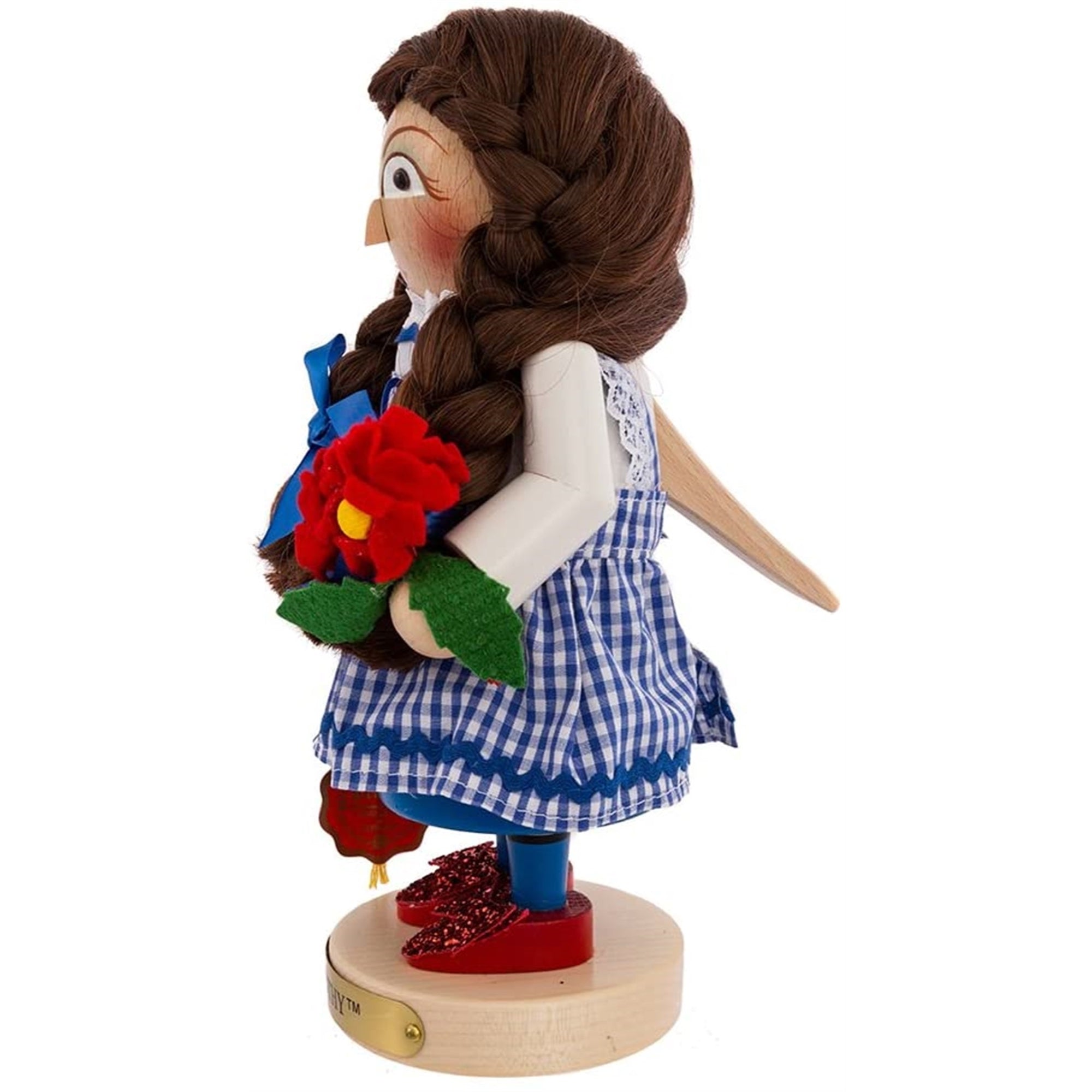 Kurt Adler Wizard of Oz, Steinbach Chubby Nutcracker Collection, Dorothy, 10"