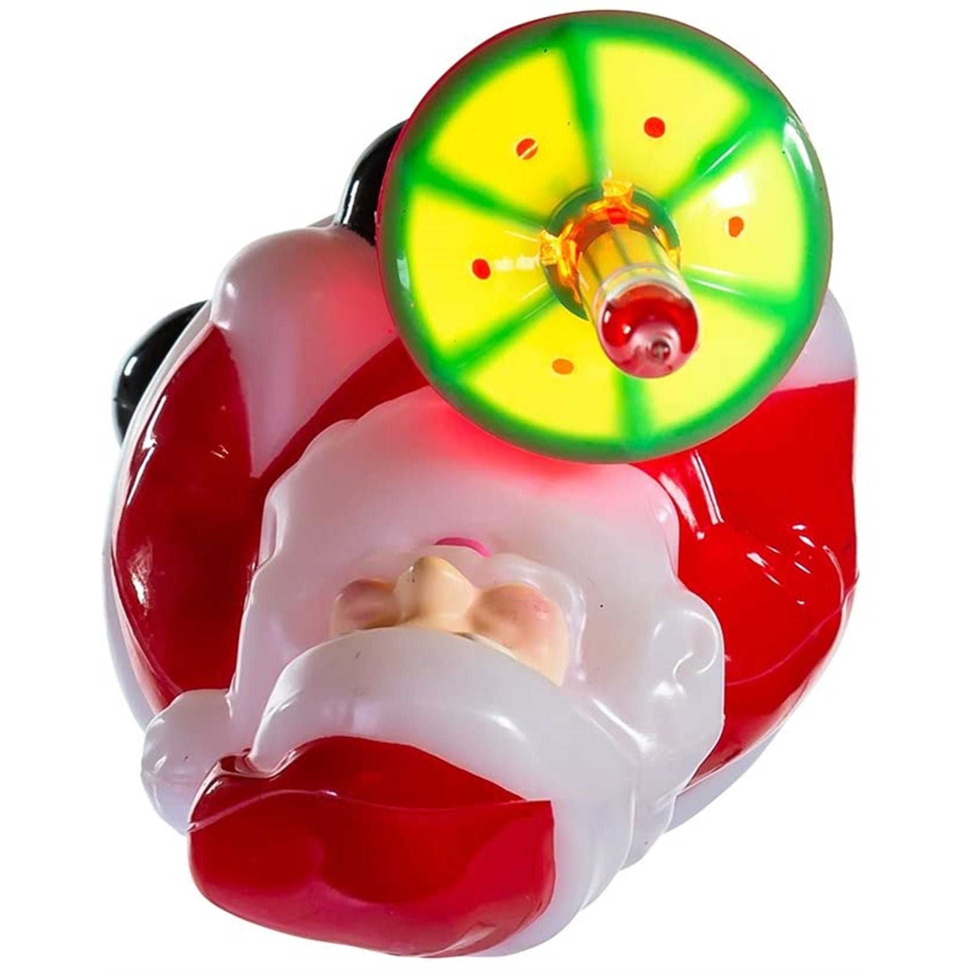 Kurt Adler Jolly Santa Bubble Light Tabletop Decoration, 7.25-inch