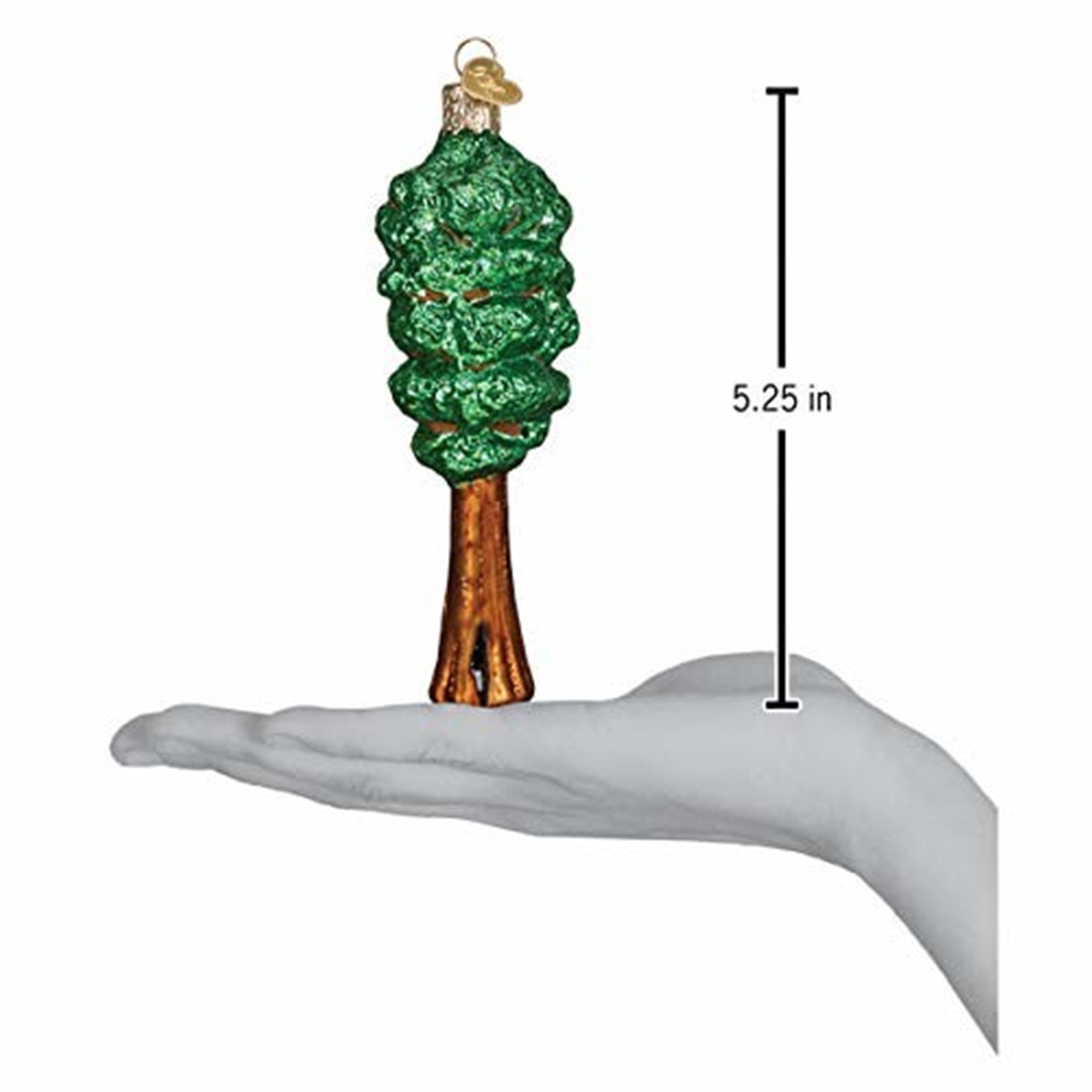 Old World Christmas Redwood Tree Glassblown Ornament