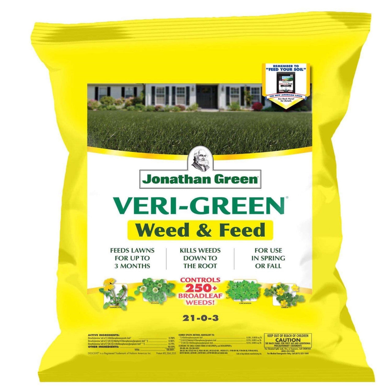 Jonathan Green Annual Lawn Care Program for Alkaline Soil, 15M (15,000 sq ft Coverage) Pack of 4