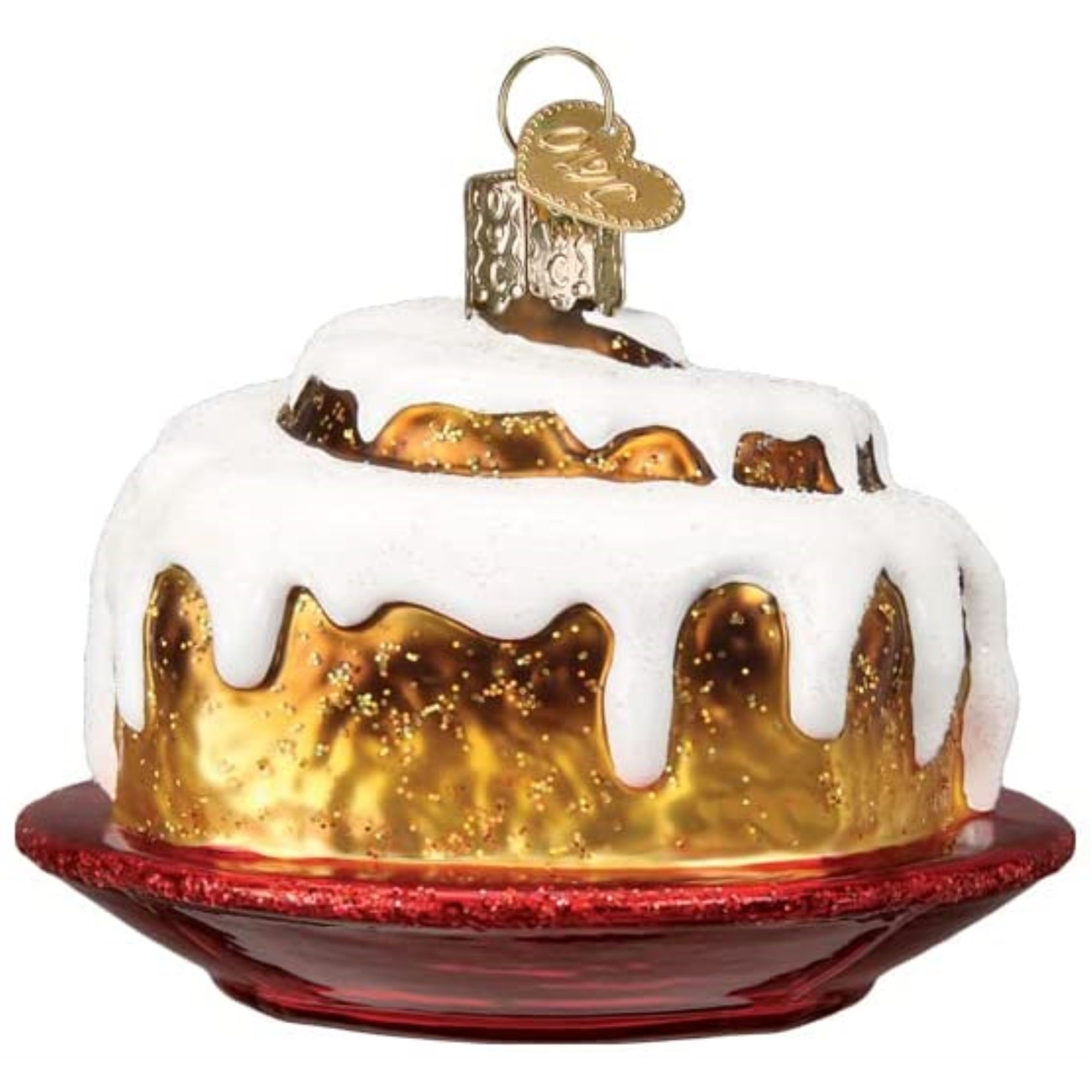 Old World Christmas Blown Glass Christmas Ornament, Cinnamon Roll