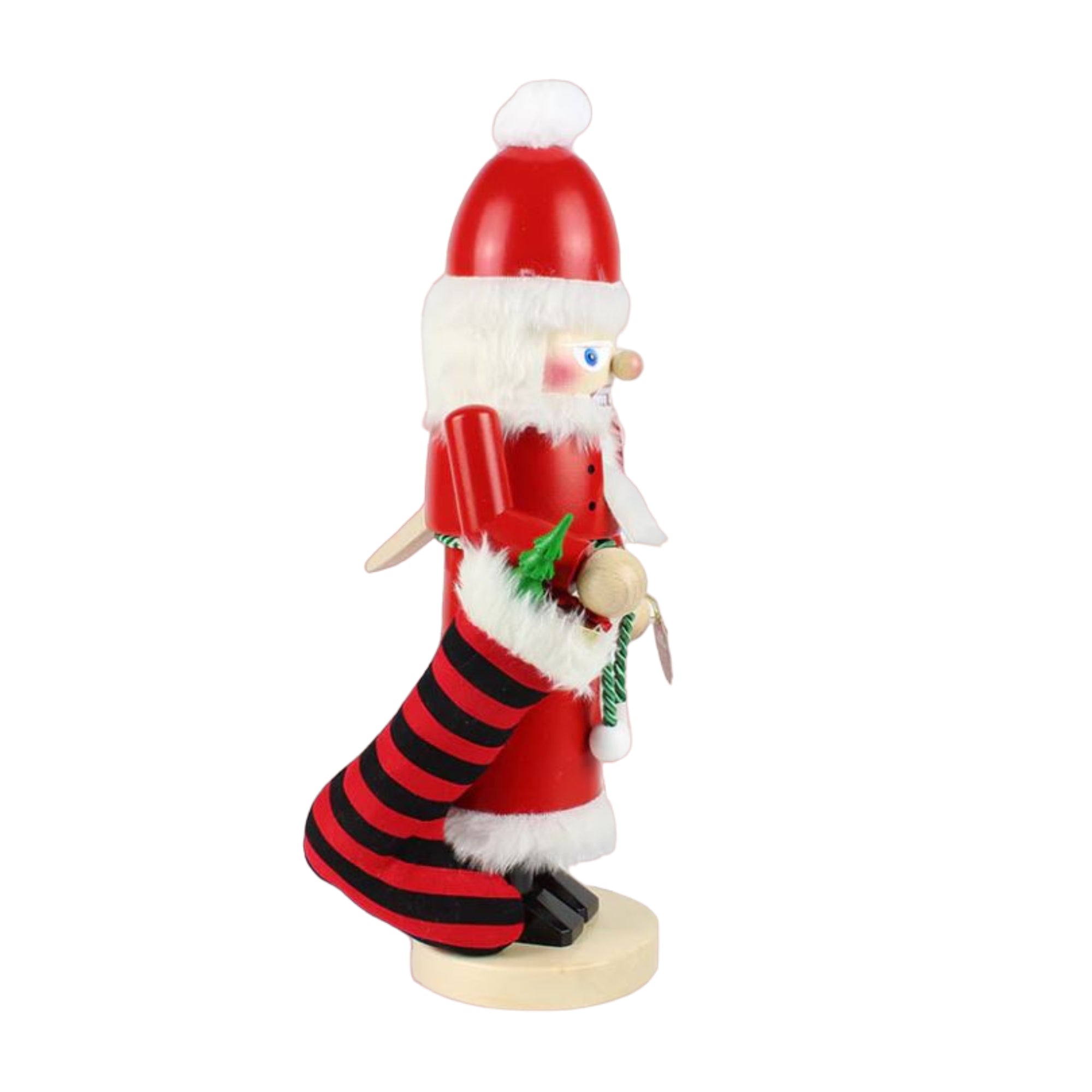 Steinbach Big Nutcracker Collection, Santa Filling Socks, 16.5"