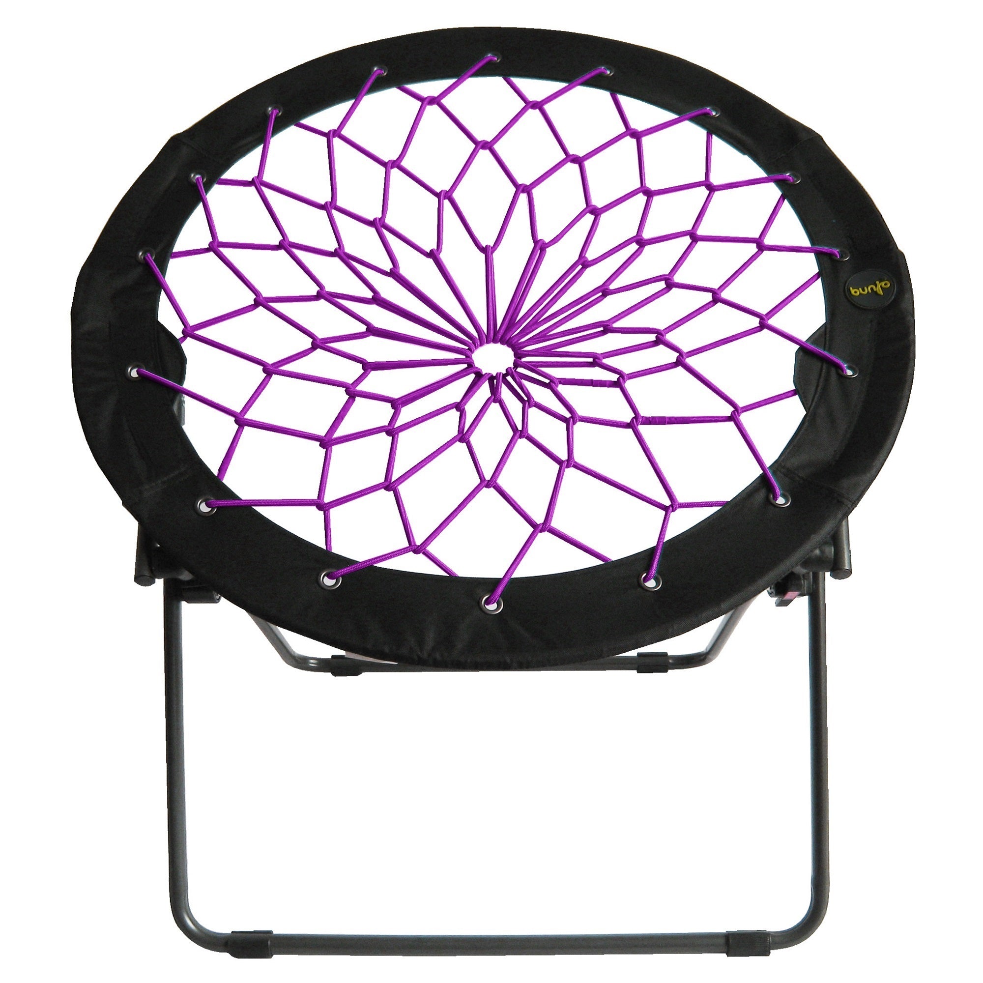 Zenithen Limited Bungee Folding Dish Circular Dorm/Bedroom Chairs (Pack of 1, Plum)