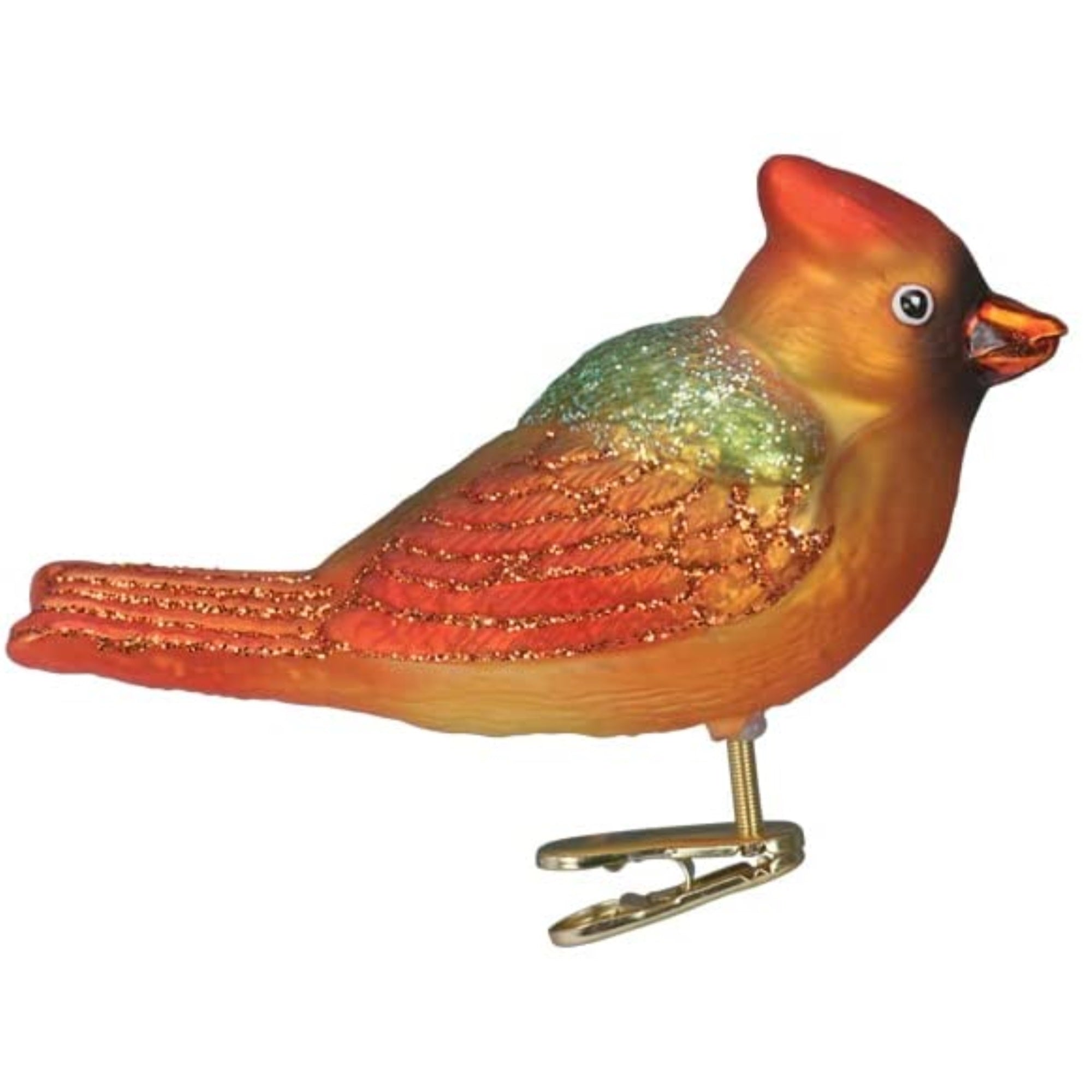 Old World Christmas Gentle Cardinal Glass Blown Ornament For Christmas Tree