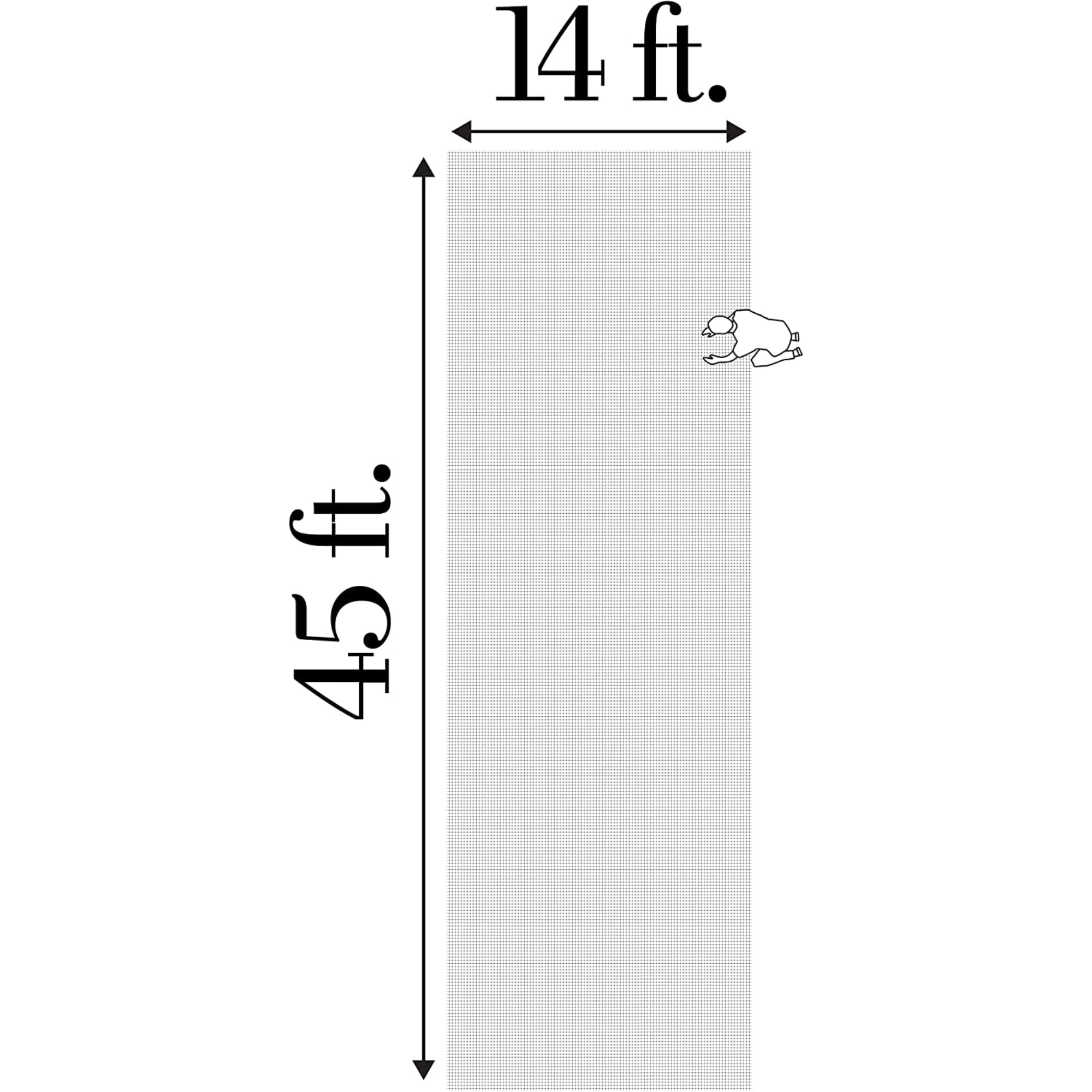 Dalen BN4 14- by 45-Foot Bird-X Net with 5/8-Inch Mesh