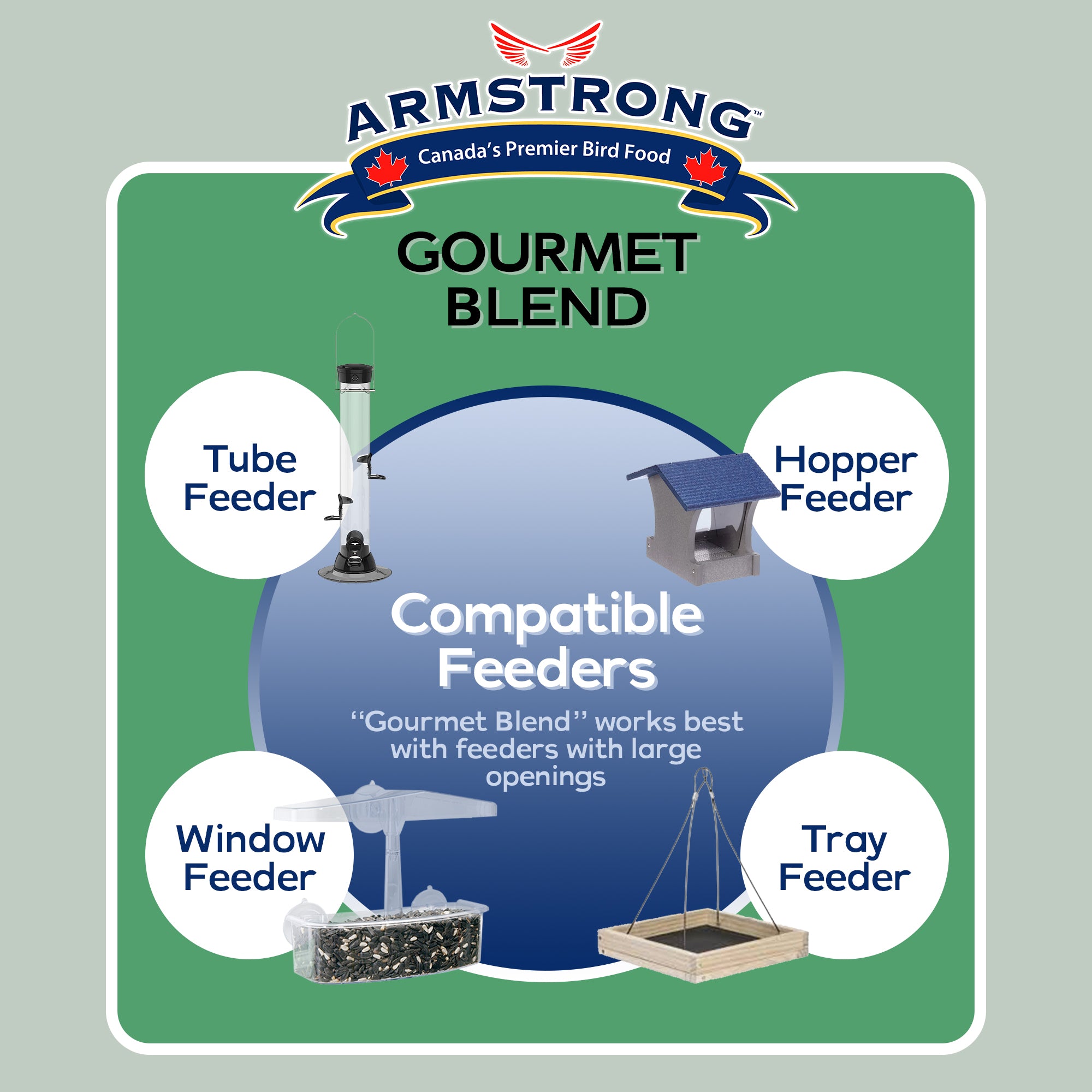 Armstrong Wild Bird Food Gourmet Bird Seed Blend