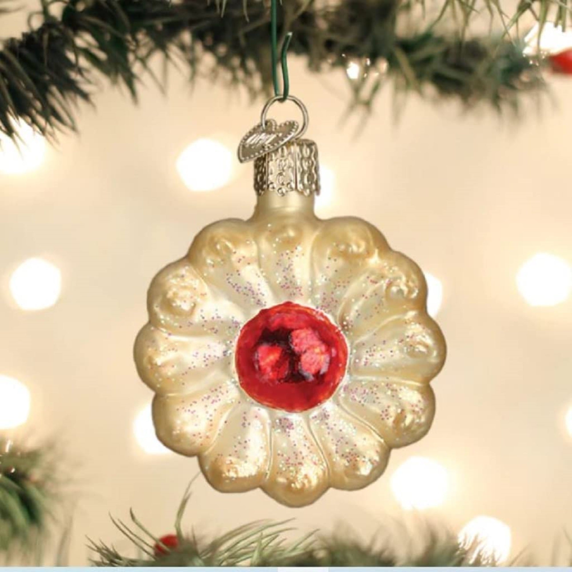 Old World Christmas Blown Glass Christmas Ornament, Spritz Cookie