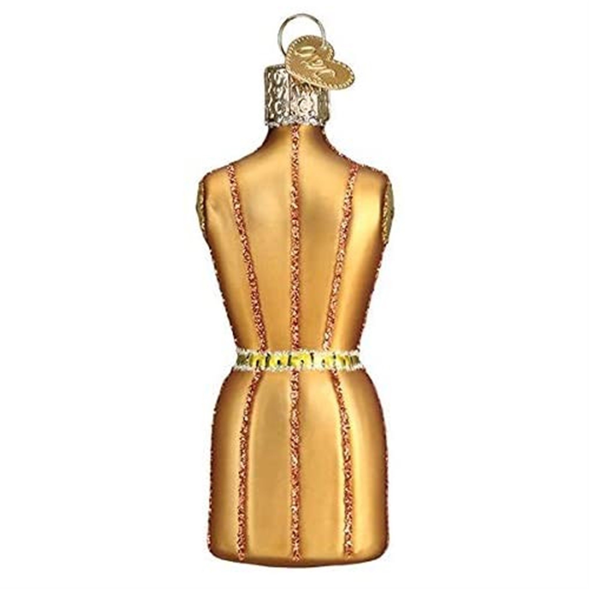 Old World Christmas Glass Blown Dress Form Ornament