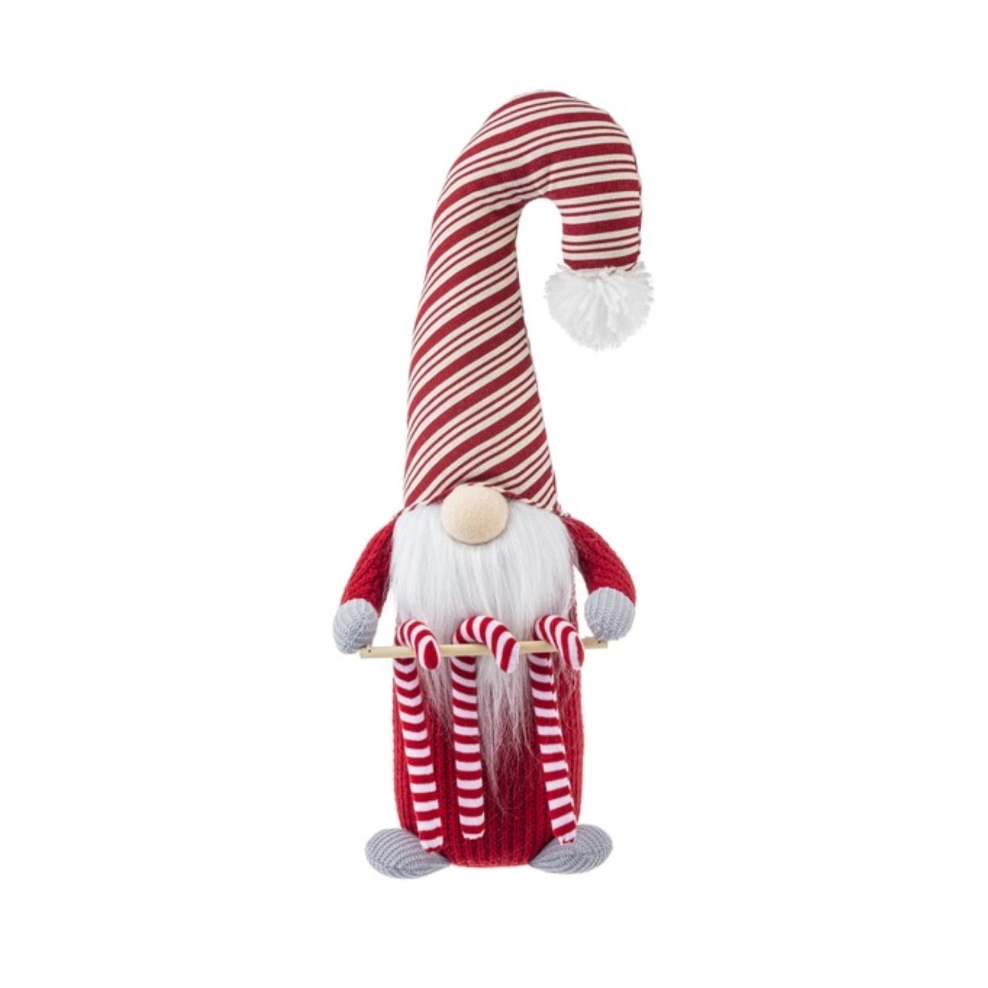 Ganz Gnome Candy Cane Holder Figurine, 18 Inches