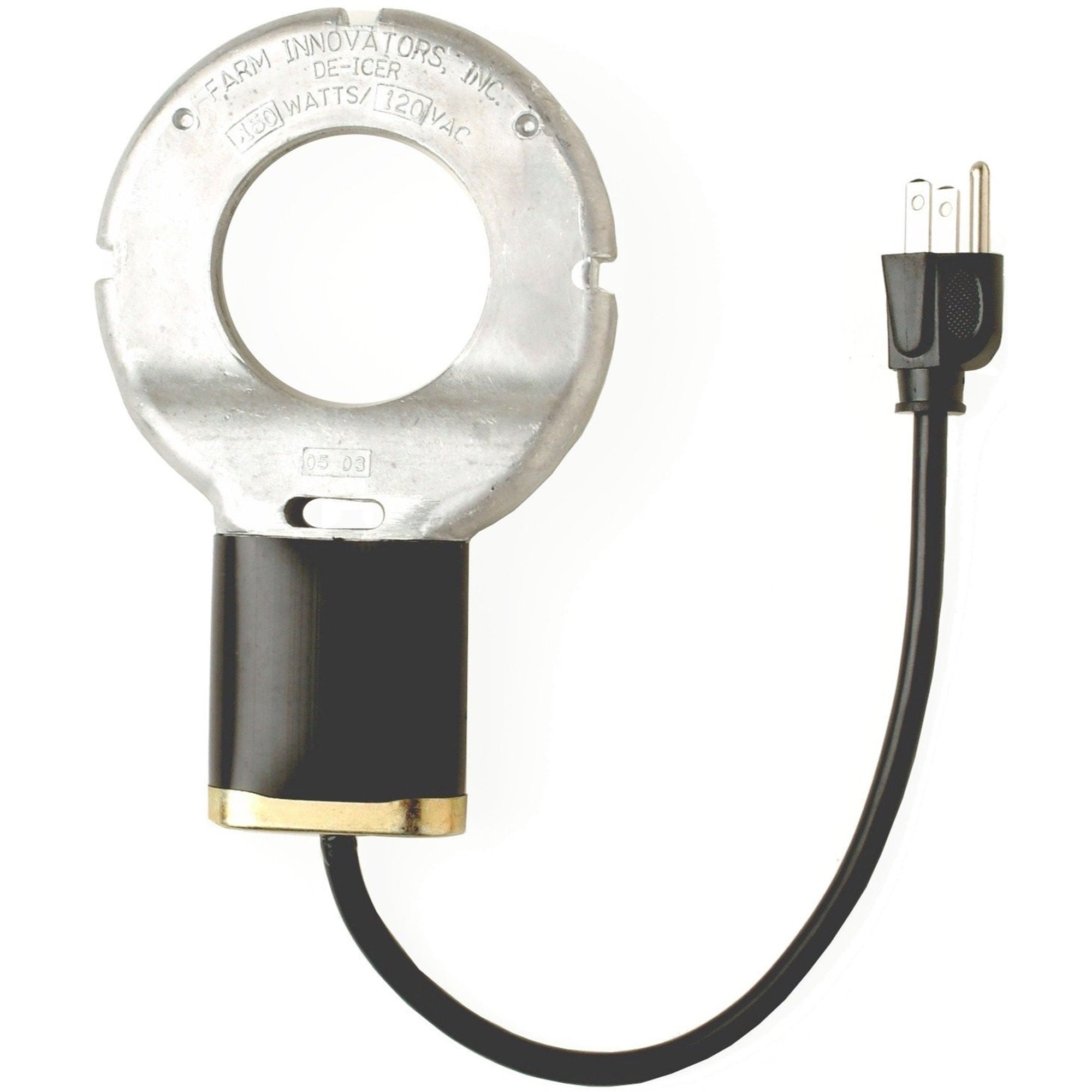 Farm Innovators Premium Cast Aluminum Birdbath De-Icer, 150-Watt