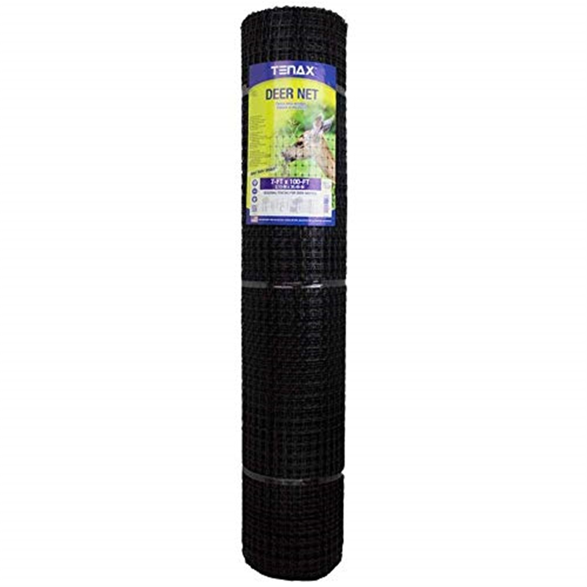 Tenax Deer Net, Black, 7 x 100 feet, Black