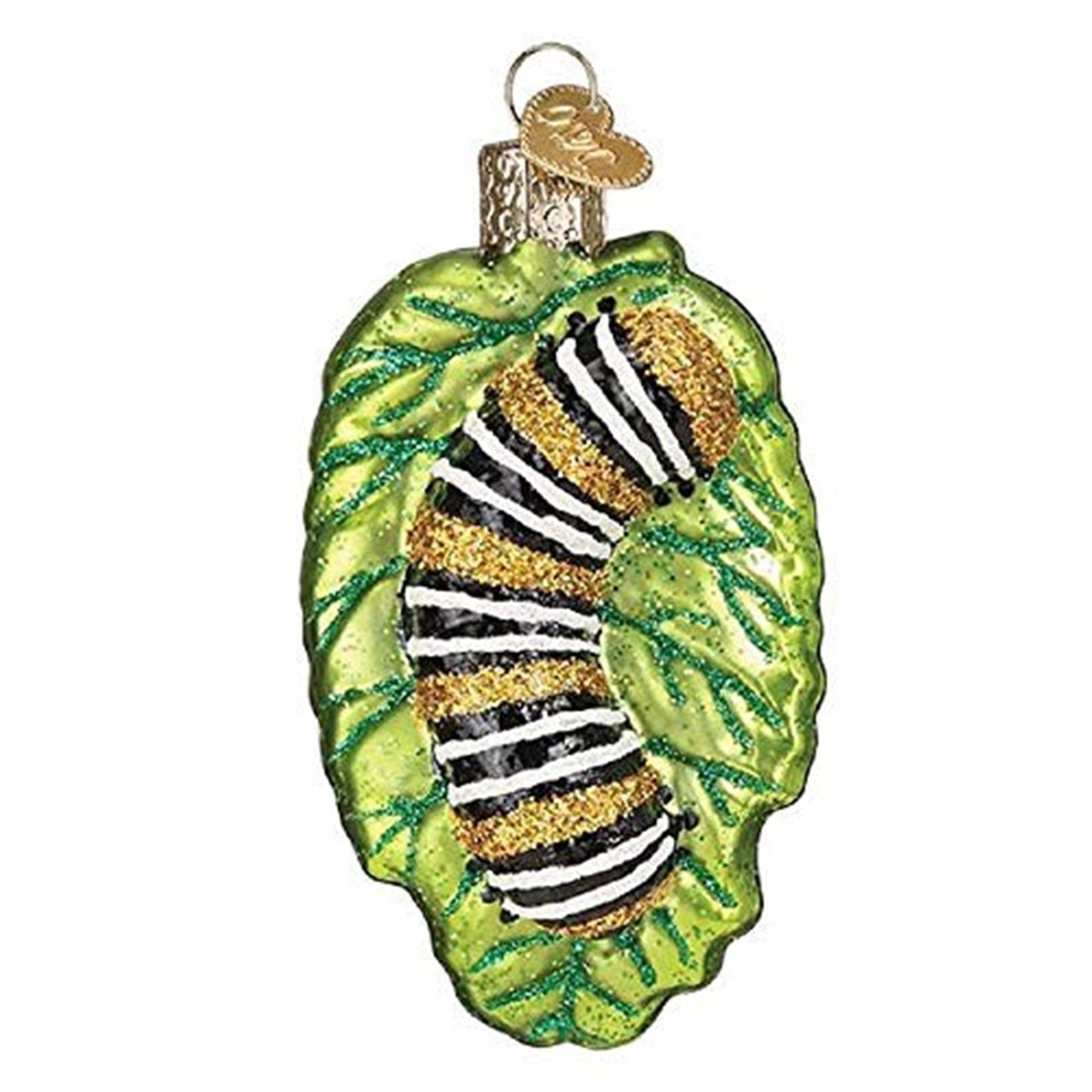 Old World Christmas Fuzzy Caterpillar Tree Ornament