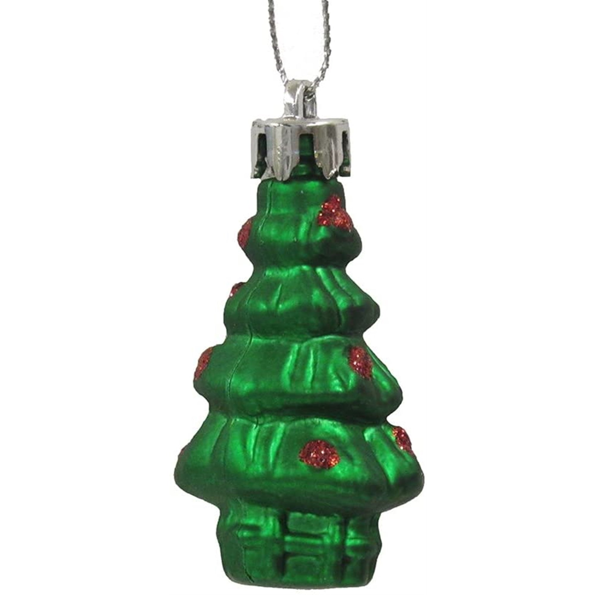 Kurt Adler Miniature Shatterproof Hanging Christmas Ornaments, 12-Piece Box Set, 2 Inch