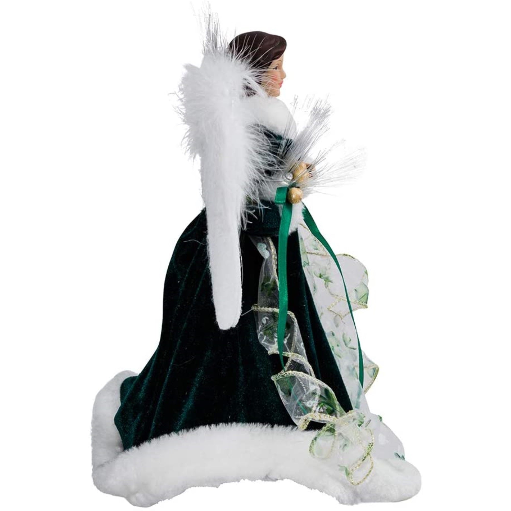 Kurt Adler Fiber Optic Irish Angel Treetop 12-Inch
